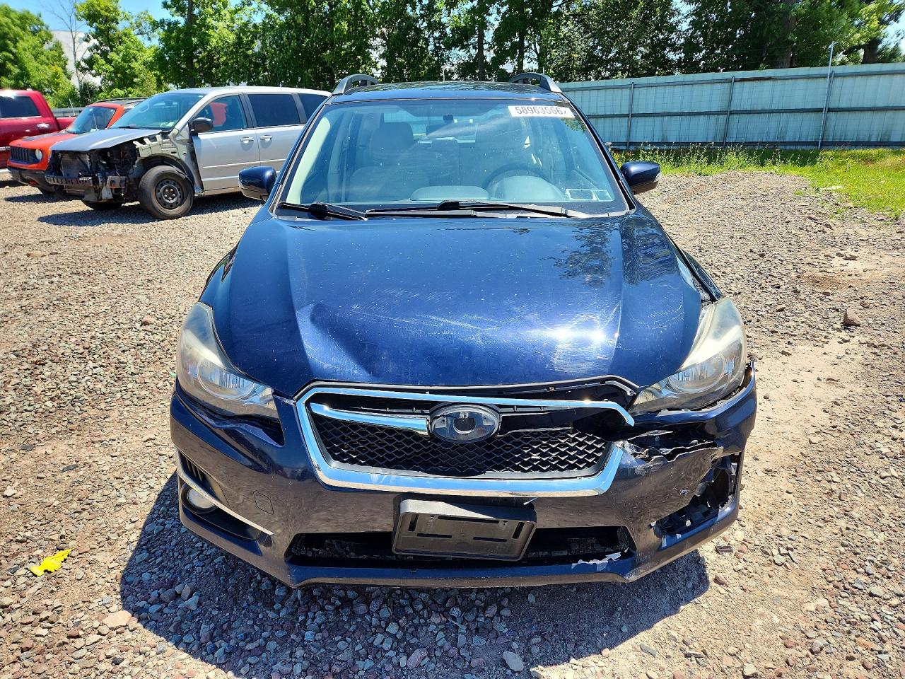 2015 Subaru Impreza Sport Blue vin: JF1GPAT69FH316318