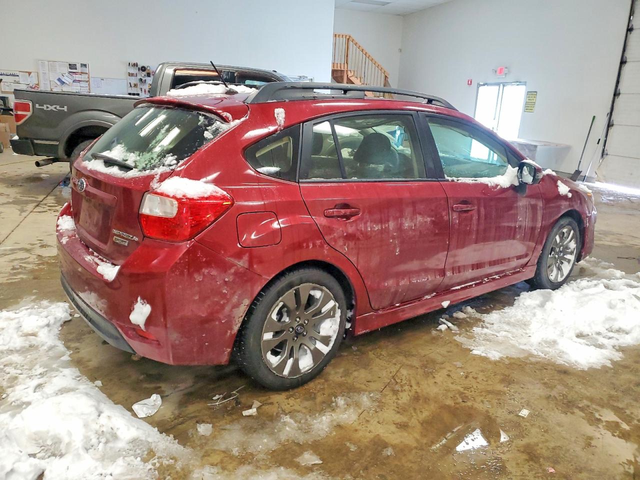 2015 Subaru Impreza Sport Maroon vin: JF1GPAT6XFH308325