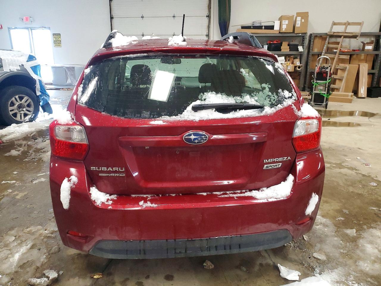 2015 Subaru Impreza Sport Maroon vin: JF1GPAT6XFH308325