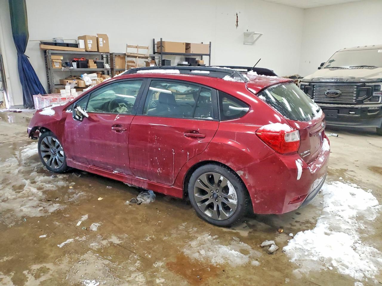 2015 Subaru Impreza Sport Maroon vin: JF1GPAT6XFH308325