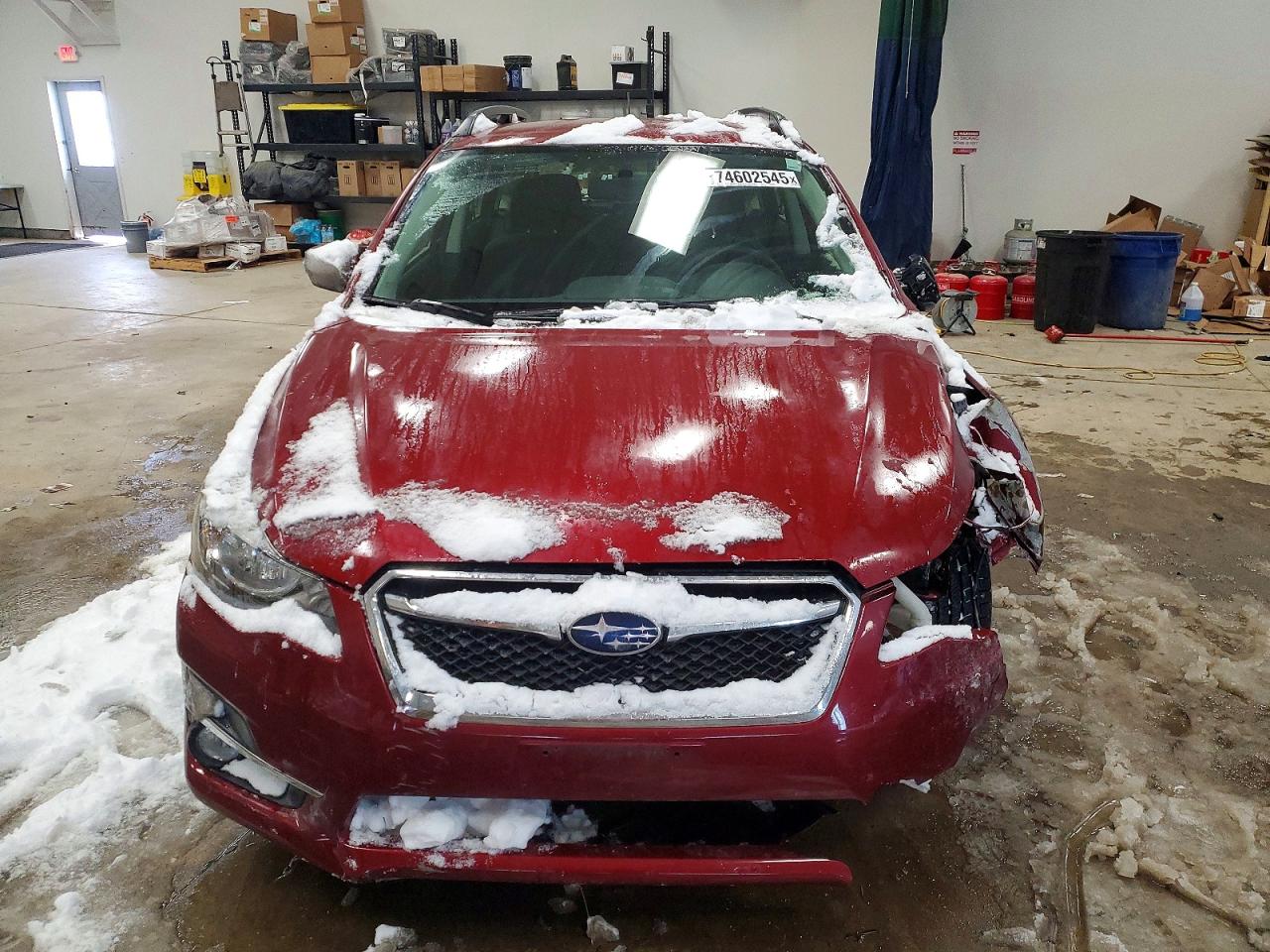 2015 Subaru Impreza Sport Maroon vin: JF1GPAT6XFH308325