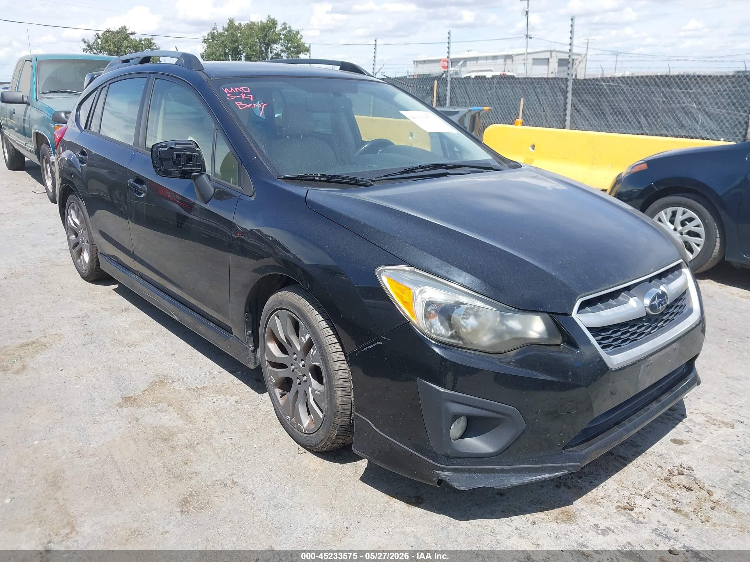 2013 Subaru Impreza 2.0i Sport Limited Black vin: JF1GPAU60DH212019