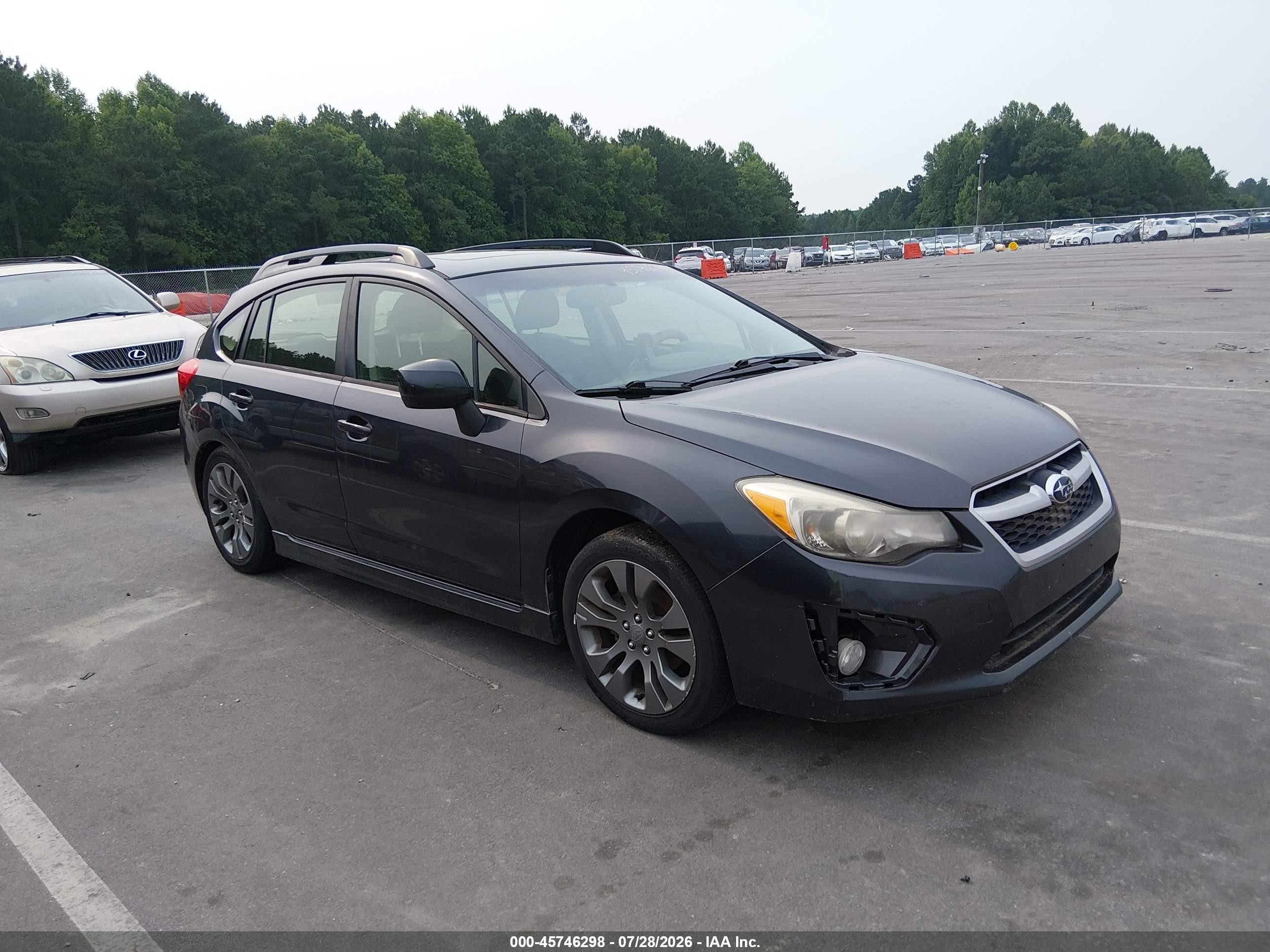 2014 Subaru Impreza 2.0i Sport Limited Gray vin: JF1GPAU60E8222356