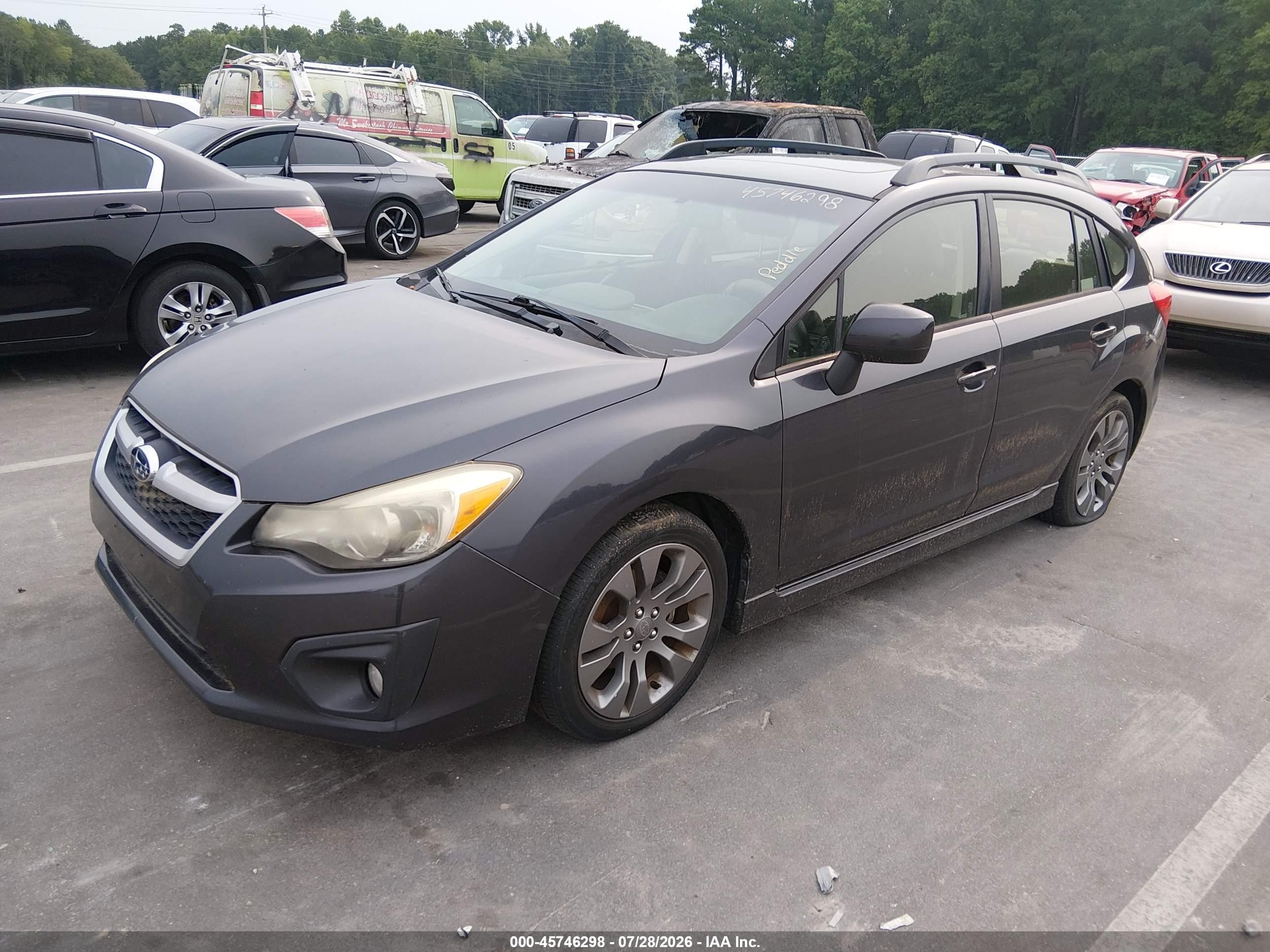 2014 Subaru Impreza 2.0i Sport Limited Gray vin: JF1GPAU60E8222356