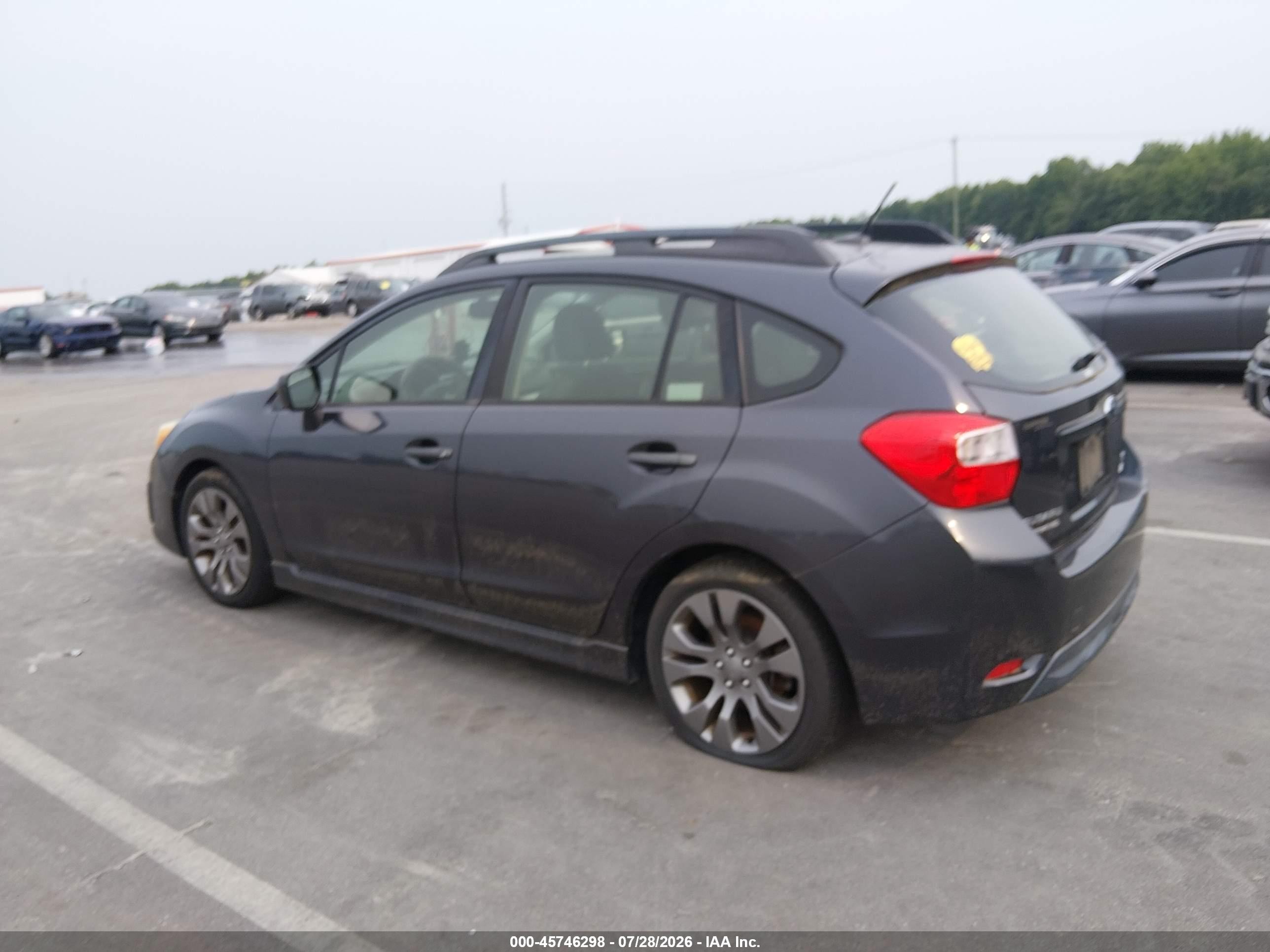 2014 Subaru Impreza 2.0i Sport Limited Gray vin: JF1GPAU60E8222356