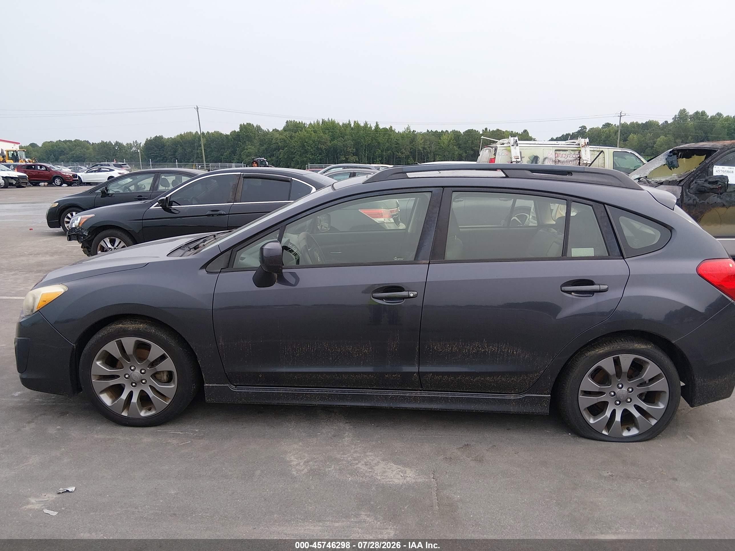 2014 Subaru Impreza 2.0i Sport Limited Gray vin: JF1GPAU60E8222356