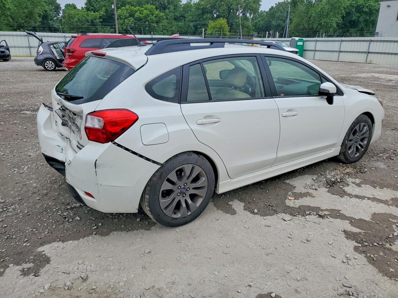 2015 Subaru Impreza Sport White vin: JF1GPAU60FH272191