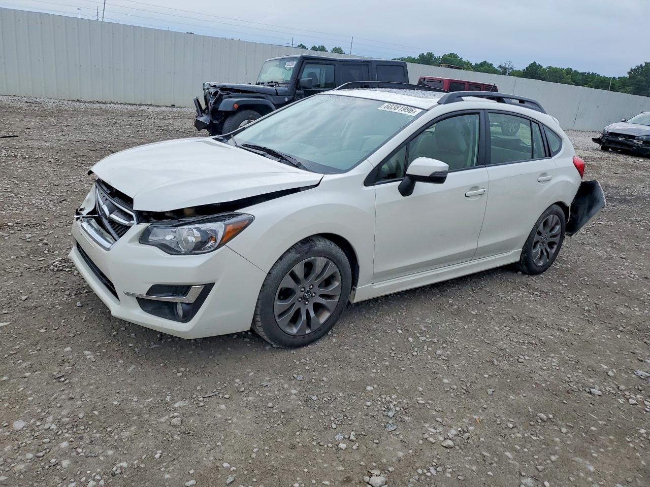 2015 Subaru Impreza Sport White vin: JF1GPAU60FH272191