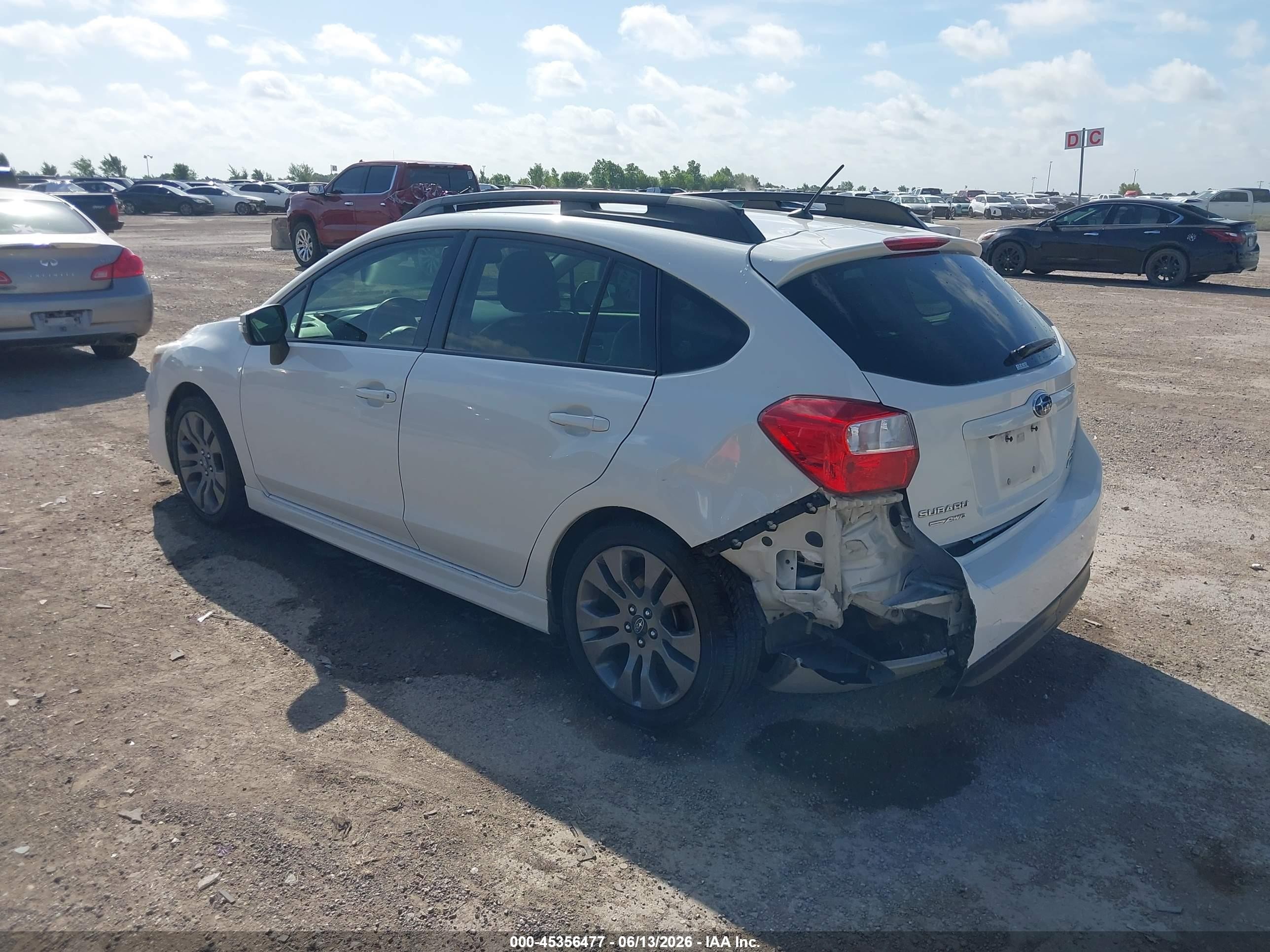 2015 Subaru Impreza 2.0i Sport Premium White vin: JF1GPAU60FH289850