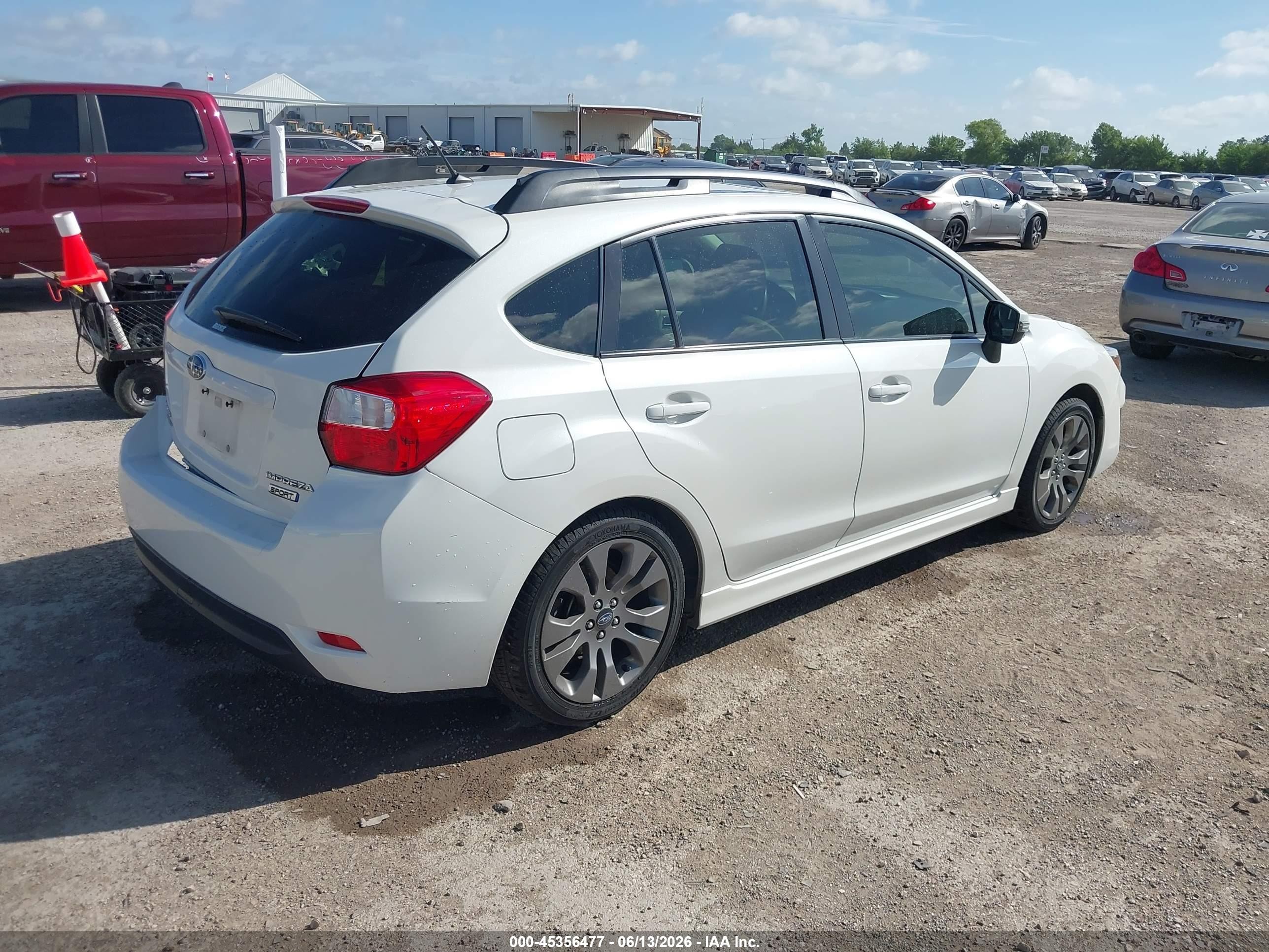 2015 Subaru Impreza 2.0i Sport Premium White vin: JF1GPAU60FH289850