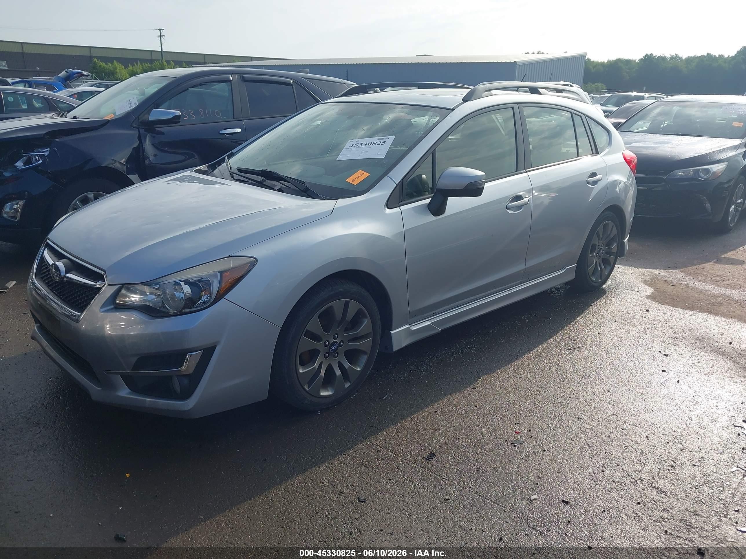 2015 Subaru Impreza 2.0i Sport Premium Silver vin: JF1GPAU60FH306064