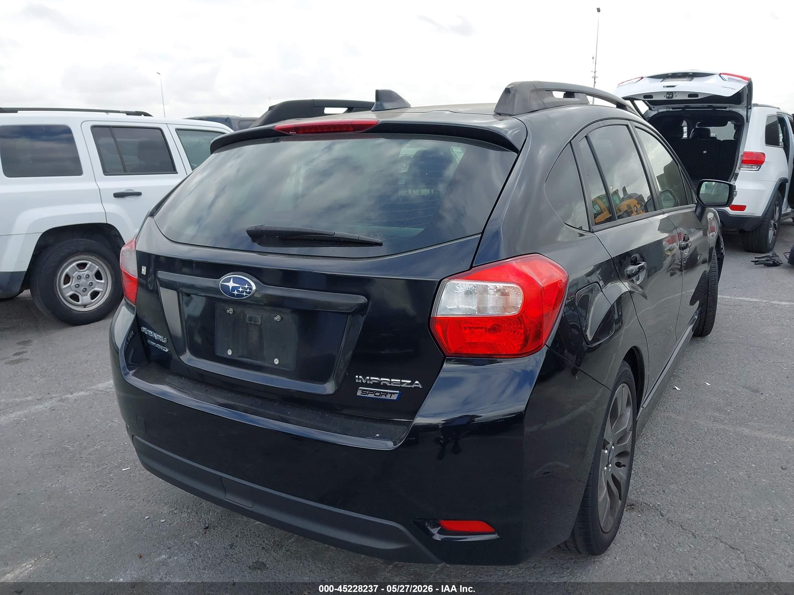 2016 Subaru Impreza 2.0i Sport Limited Black vin: JF1GPAU60GH247342