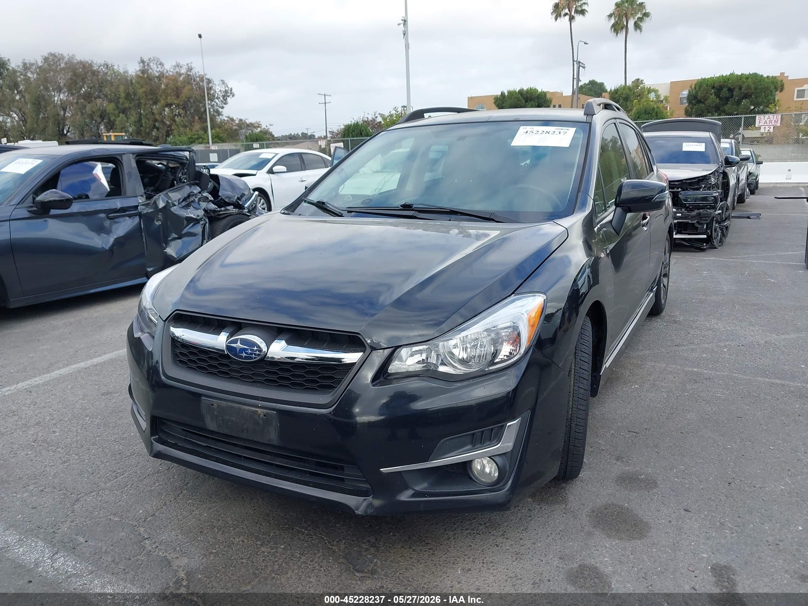 2016 Subaru Impreza 2.0i Sport Limited Black vin: JF1GPAU60GH247342