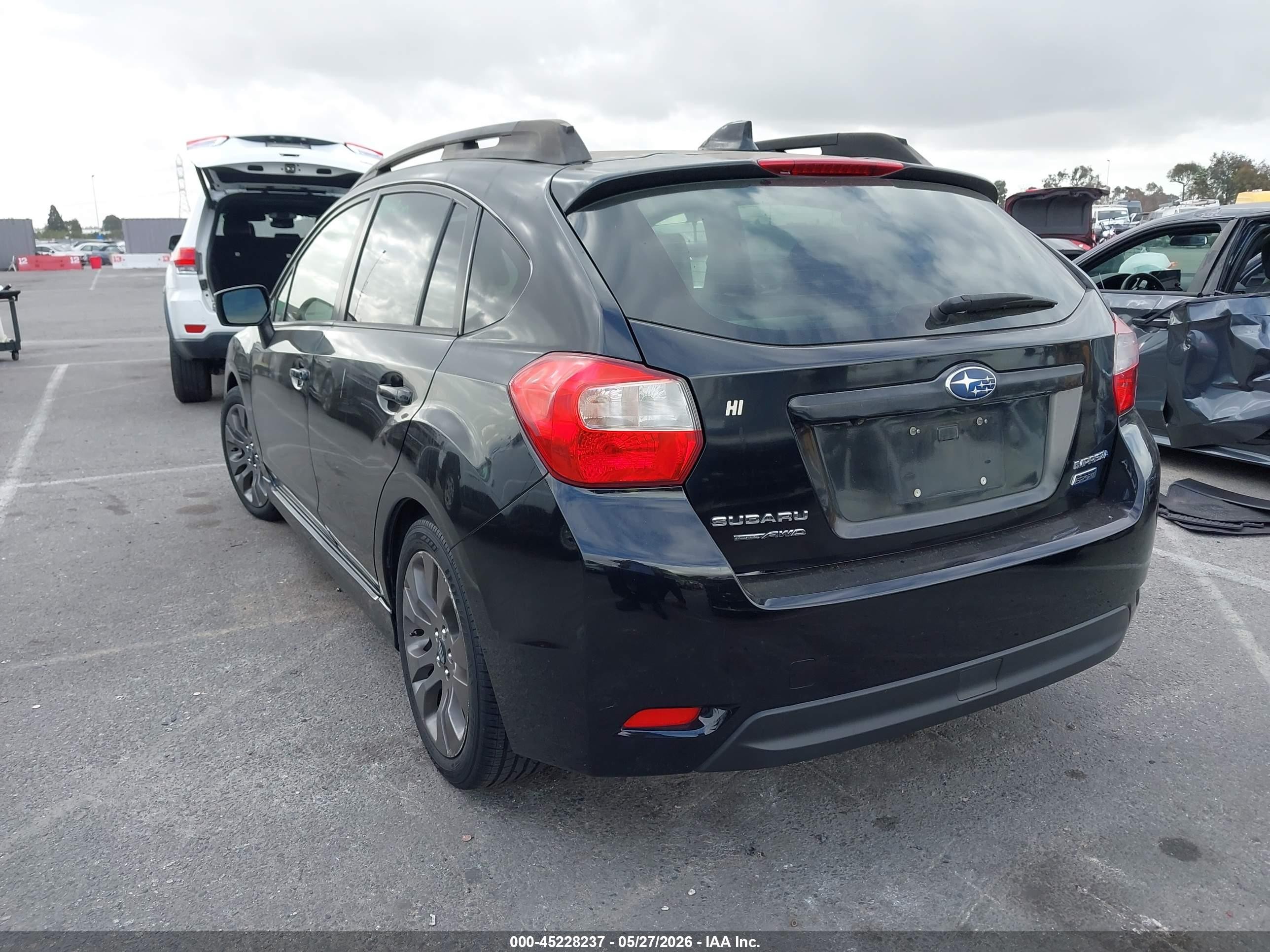 2016 Subaru Impreza 2.0i Sport Limited Black vin: JF1GPAU60GH247342
