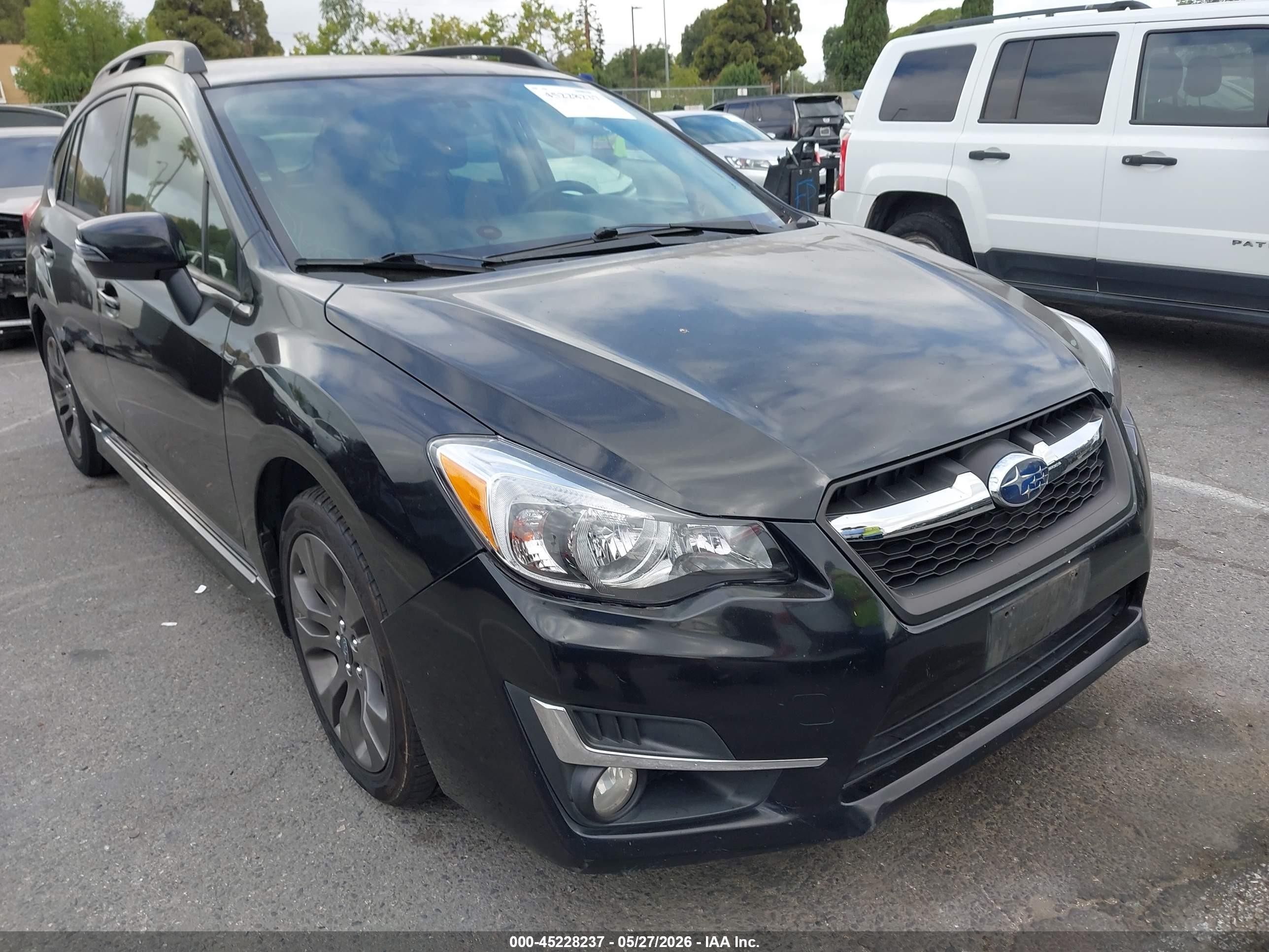 2016 Subaru Impreza 2.0i Sport Limited Black vin: JF1GPAU60GH247342