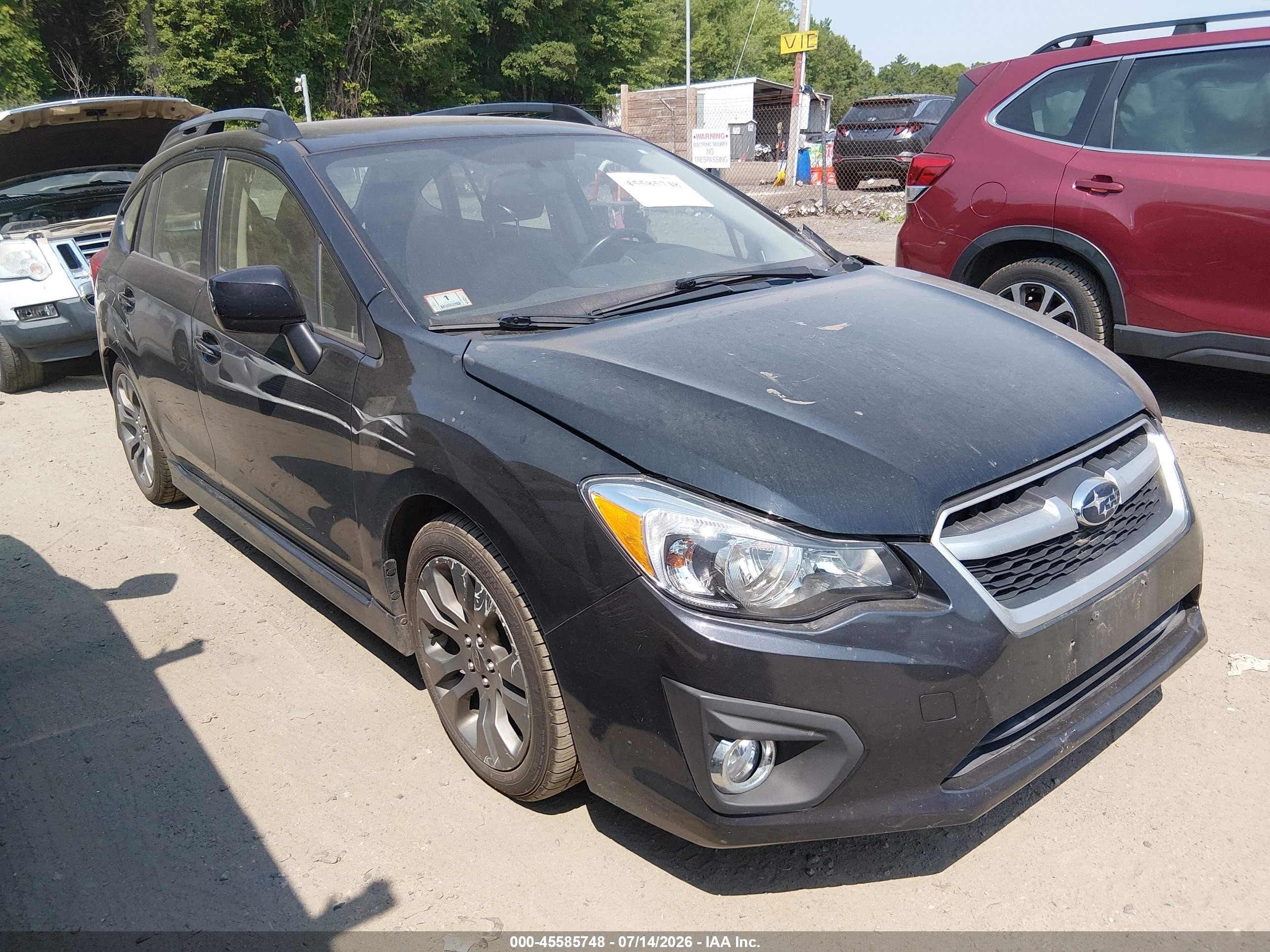 2012 Subaru Impreza 2.0i Sport Limited Черный vin: JF1GPAU61CH205224
