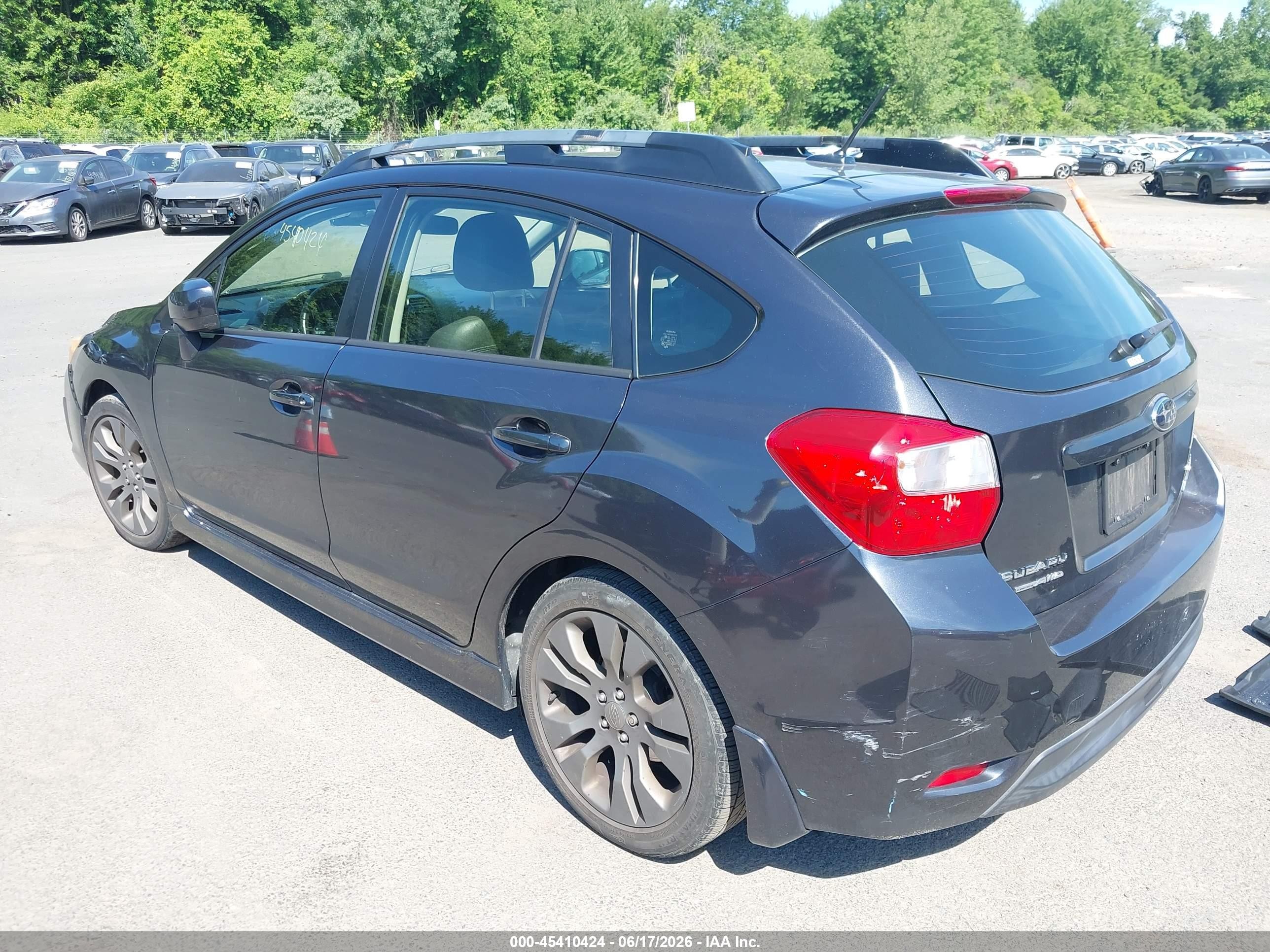 2013 Subaru Impreza 2.0i Sport Limited Gray vin: JF1GPAU61DH201997