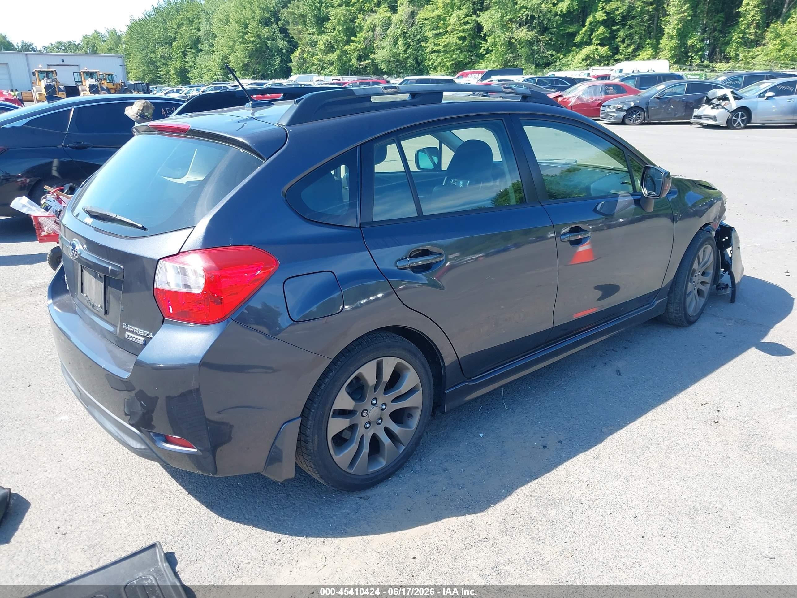 2013 Subaru Impreza 2.0i Sport Limited Gray vin: JF1GPAU61DH201997