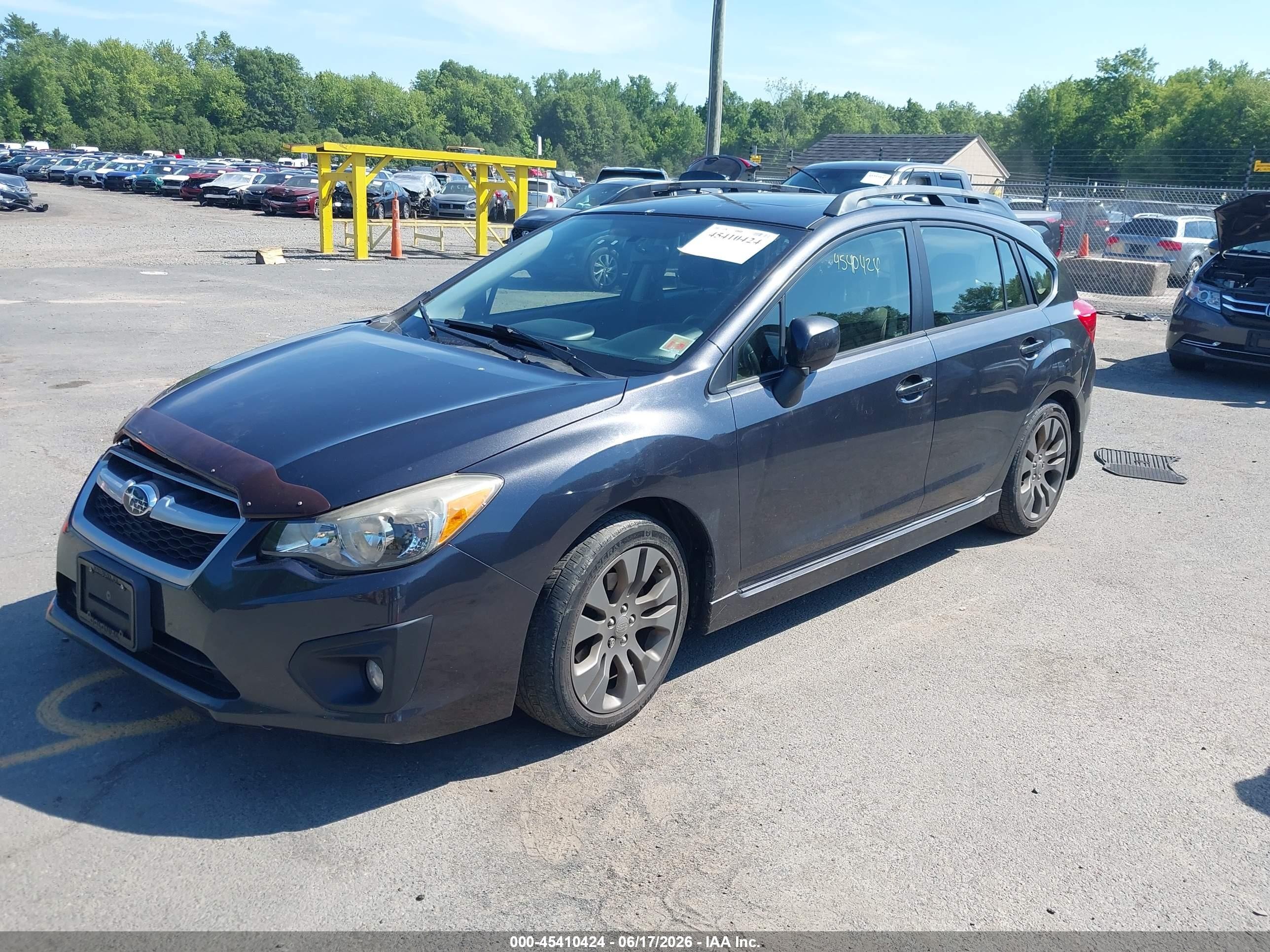 2013 Subaru Impreza 2.0i Sport Limited Gray vin: JF1GPAU61DH201997