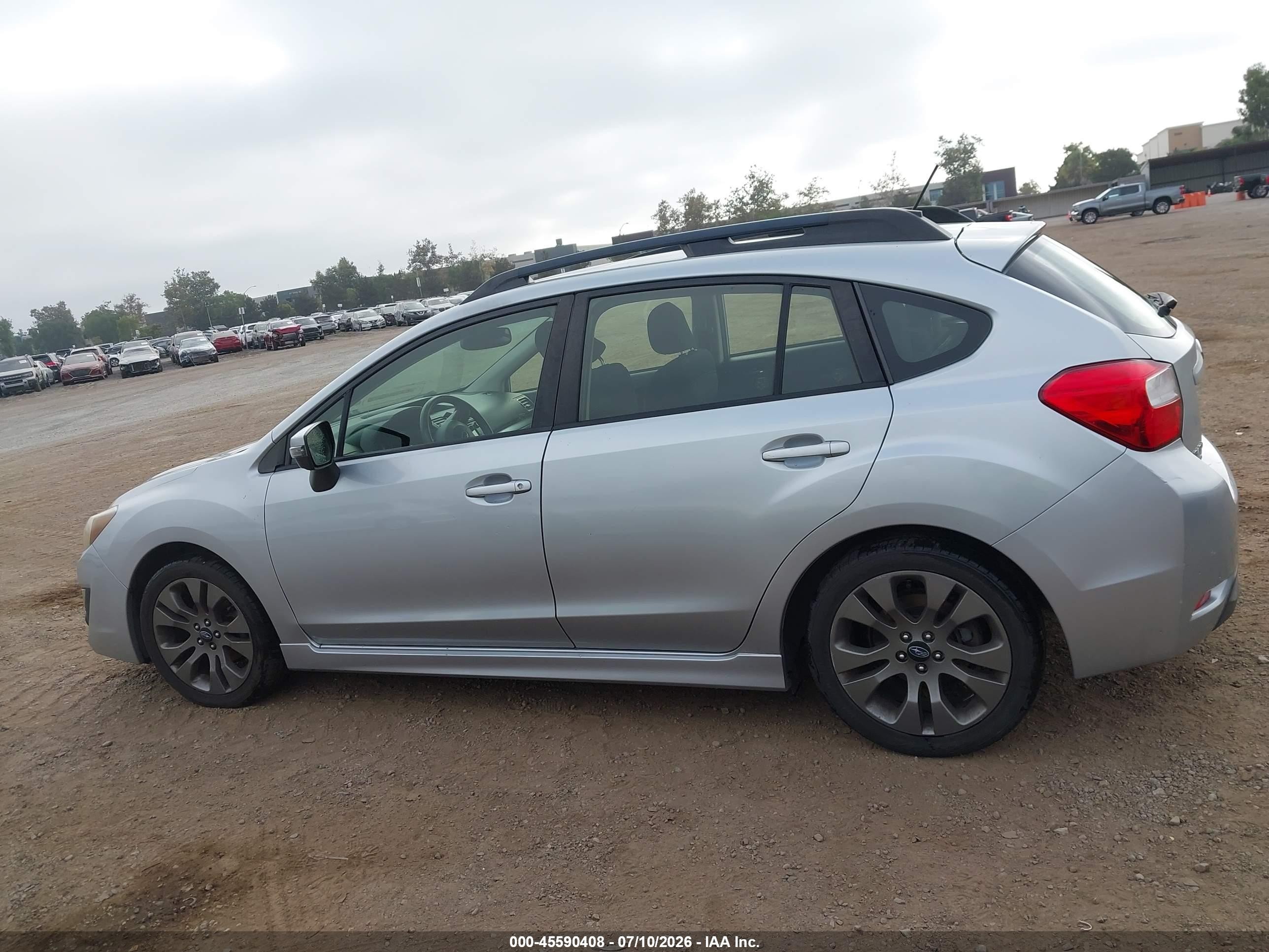 2015 Subaru Impreza 2.0i Sport Premium Silver vin: JF1GPAU61FH270742