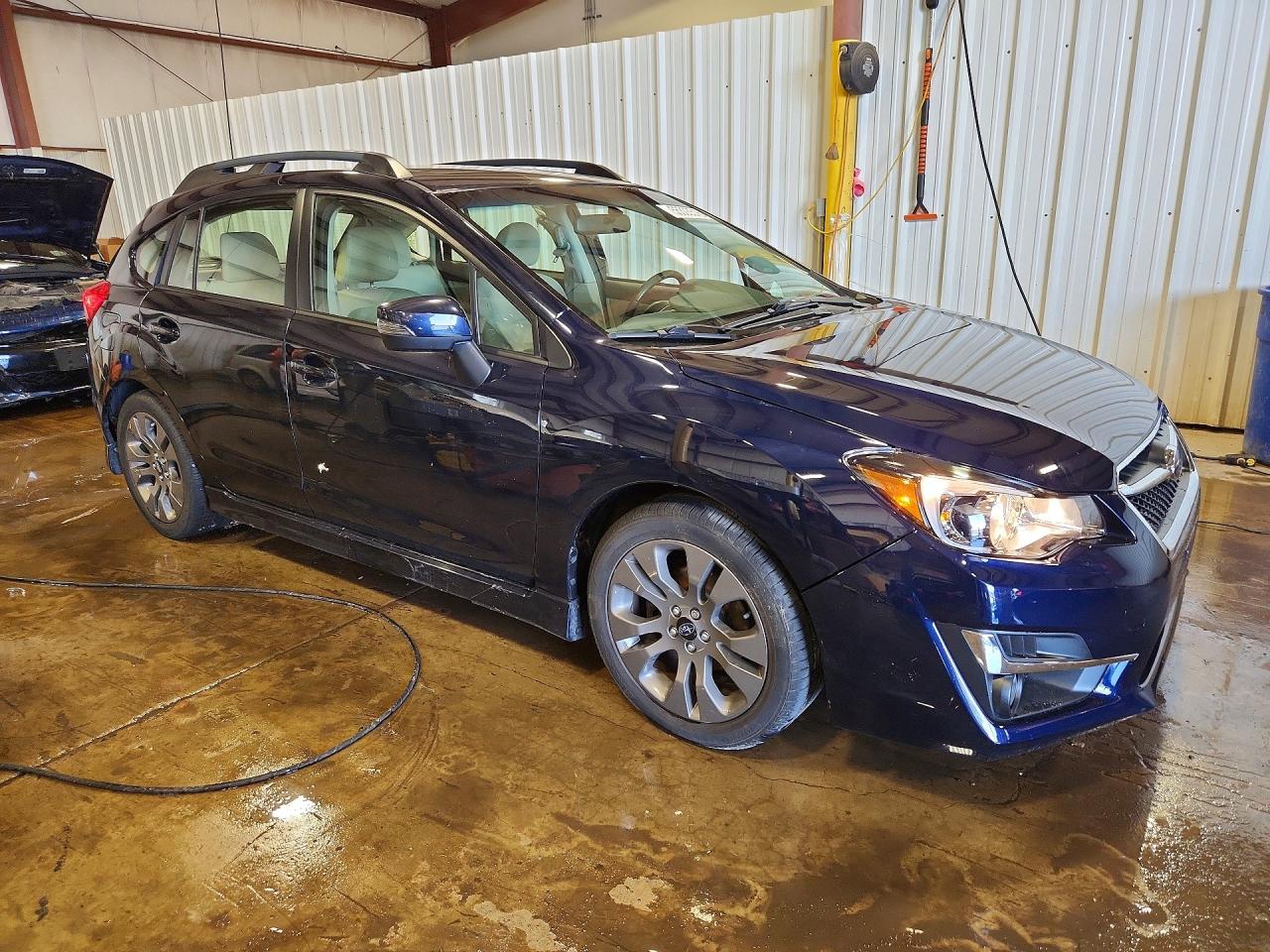 2015 Subaru Impreza Sport Blue vin: JF1GPAU62FH278512