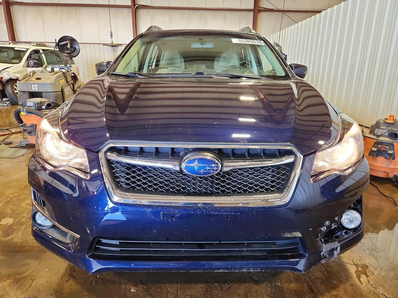2015 Subaru Impreza Sport Blue vin: JF1GPAU62FH278512
