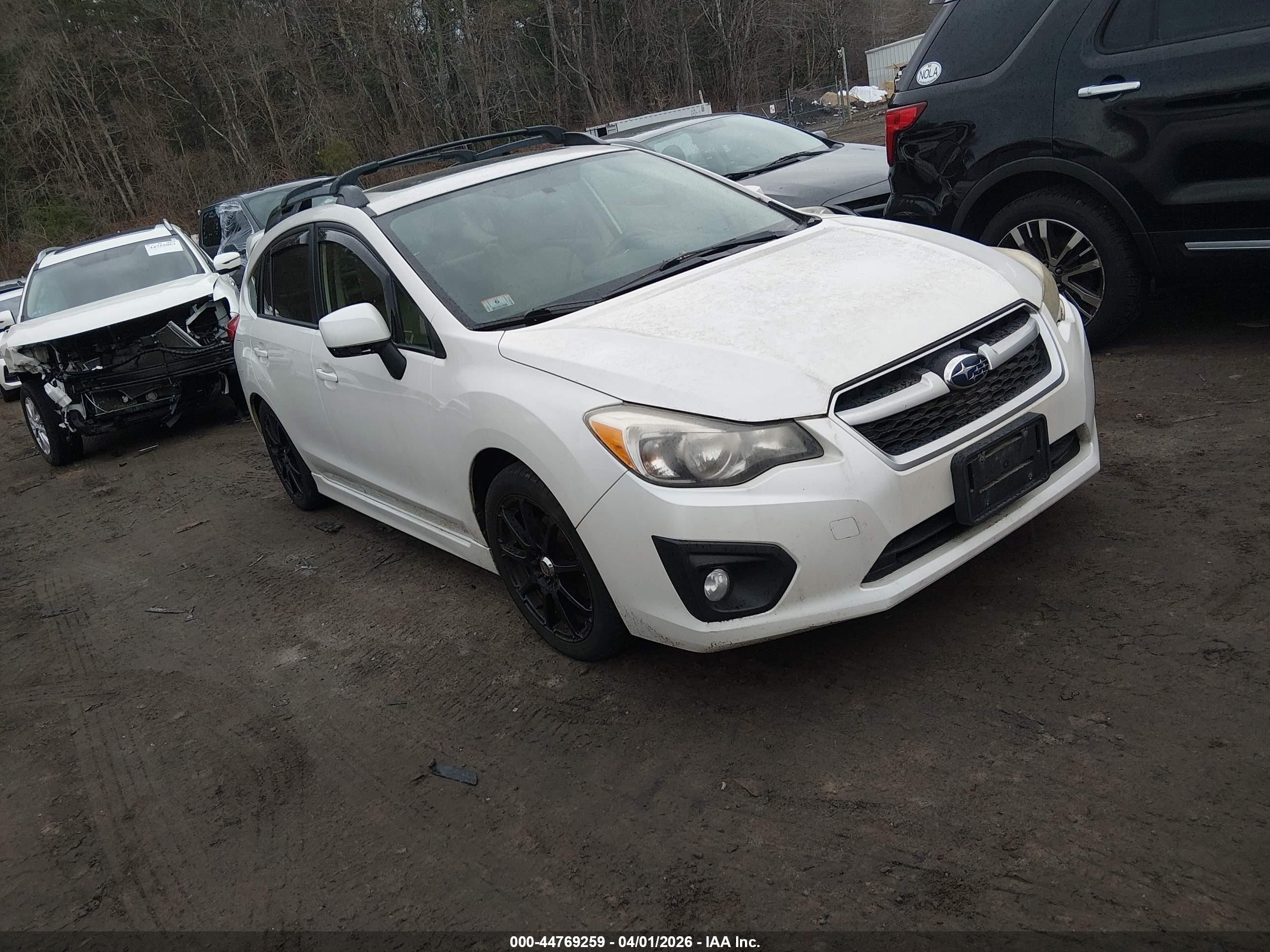 2013 Subaru Impreza 2.0i Sport Limited White vin: JF1GPAU63D2807157