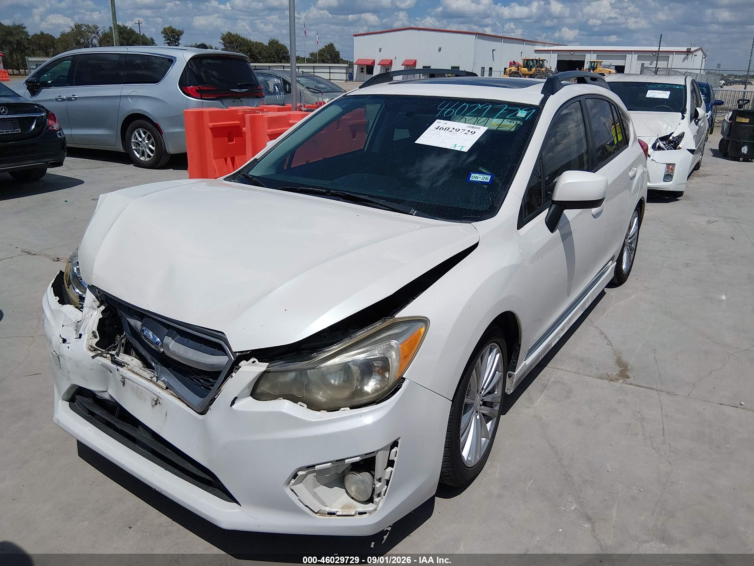 2014 Subaru Impreza 2.0i Sport Limited White vin: JF1GPAU63E8303786