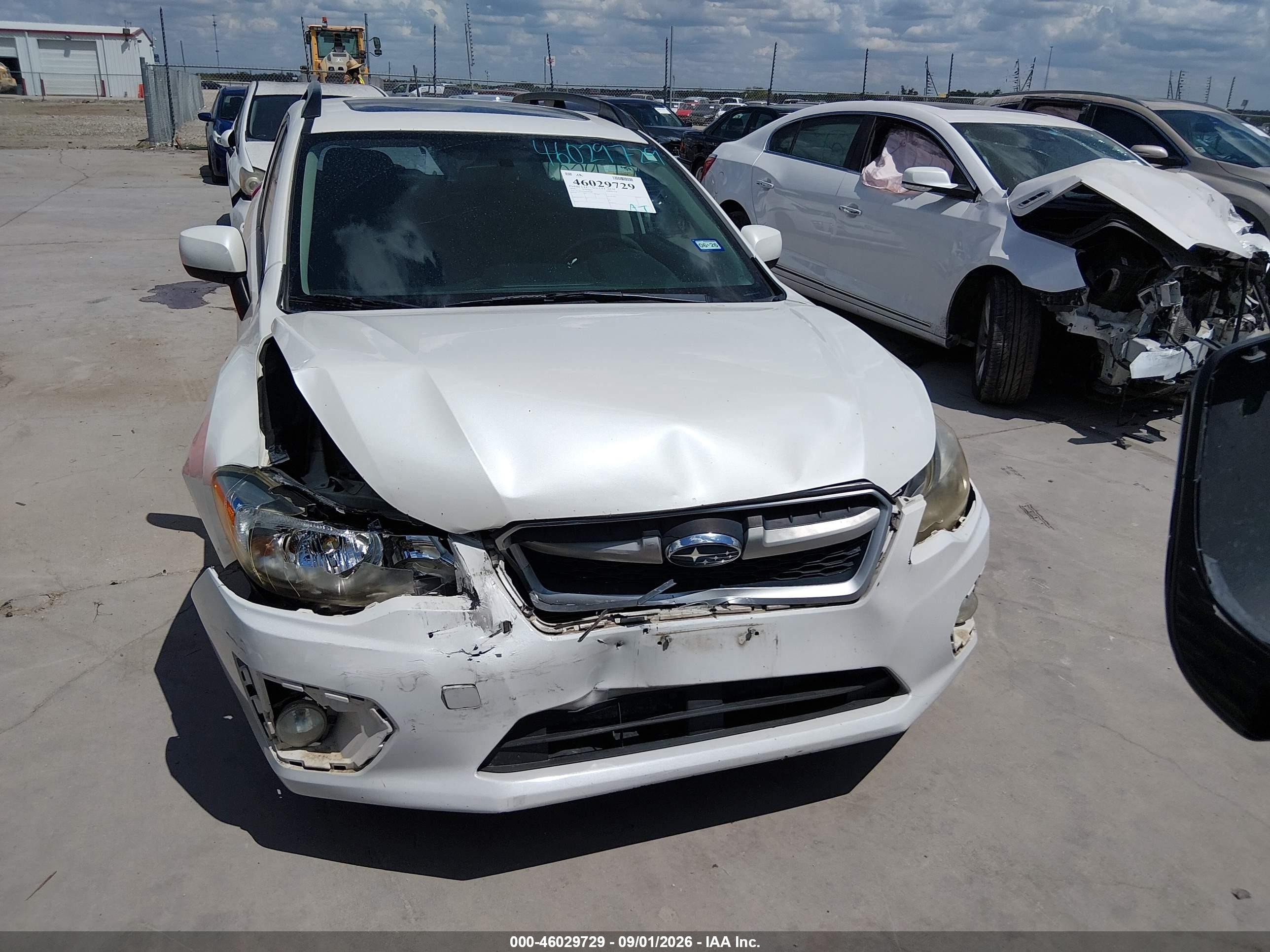 2014 Subaru Impreza 2.0i Sport Limited White vin: JF1GPAU63E8303786