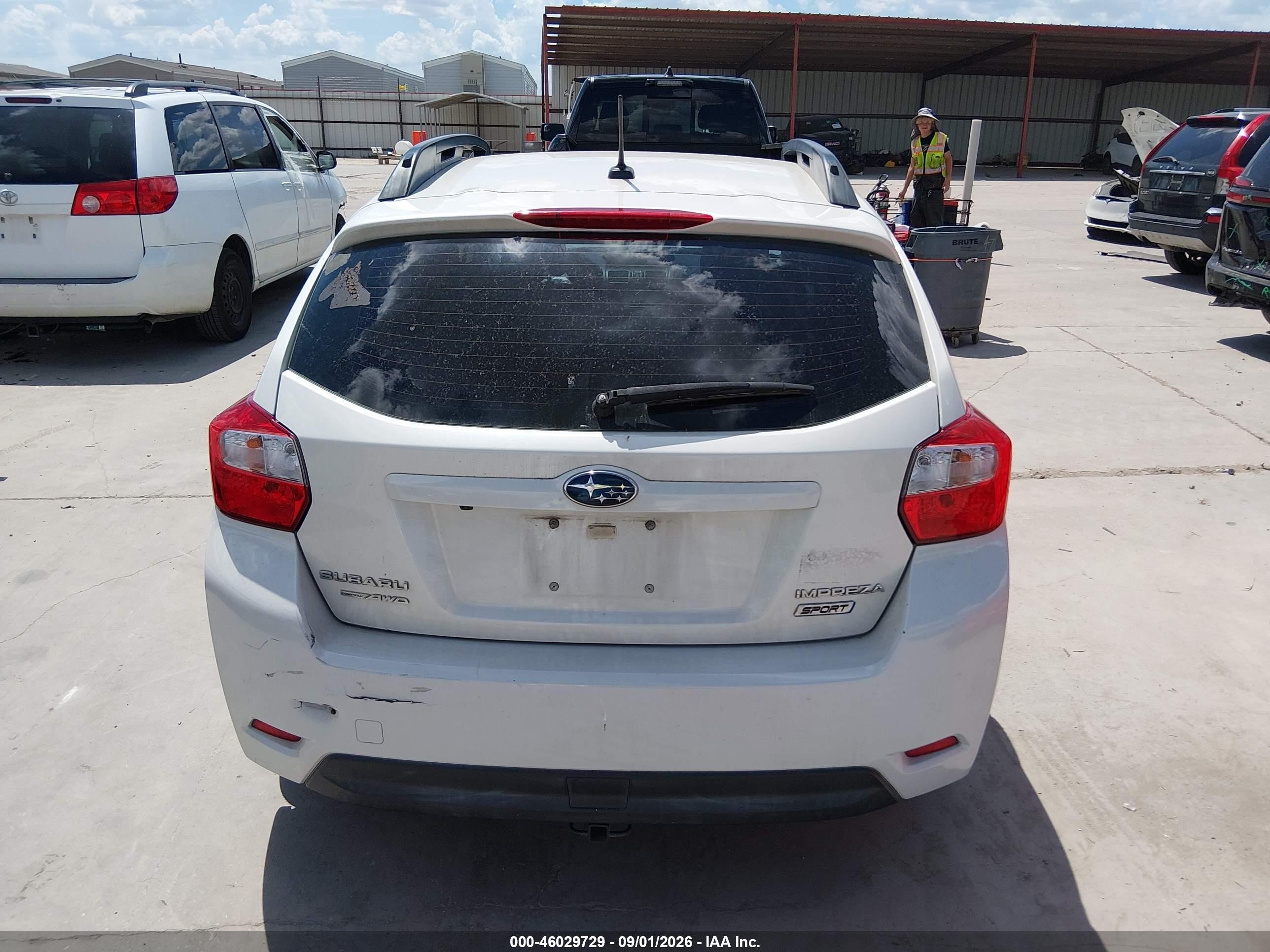 2014 Subaru Impreza 2.0i Sport Limited White vin: JF1GPAU63E8303786