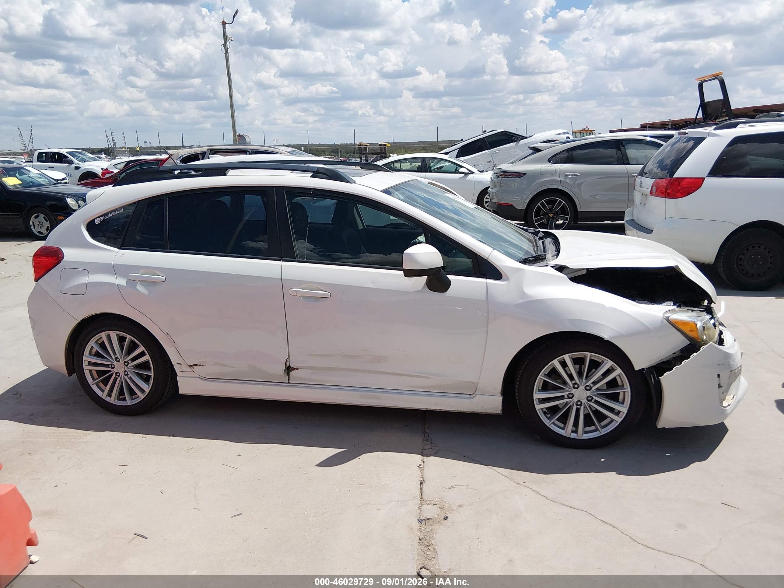 2014 Subaru Impreza 2.0i Sport Limited White vin: JF1GPAU63E8303786