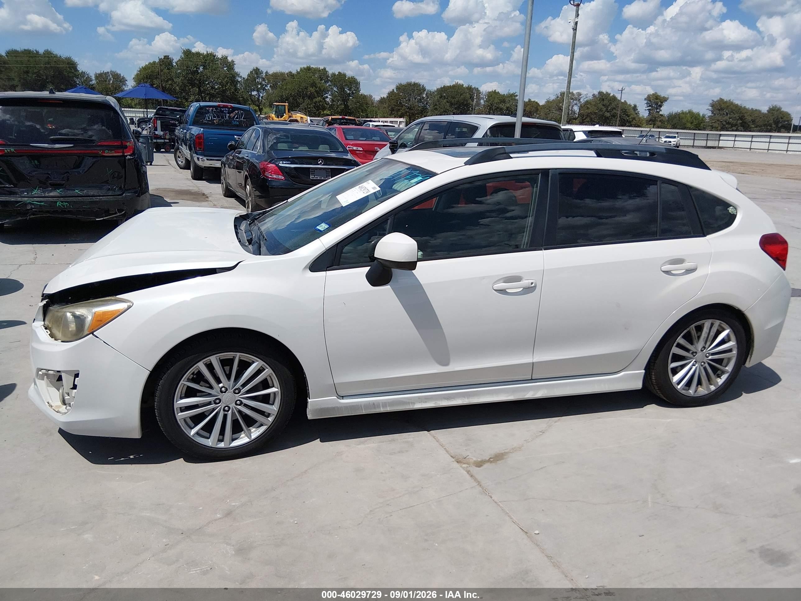 2014 Subaru Impreza 2.0i Sport Limited White vin: JF1GPAU63E8303786