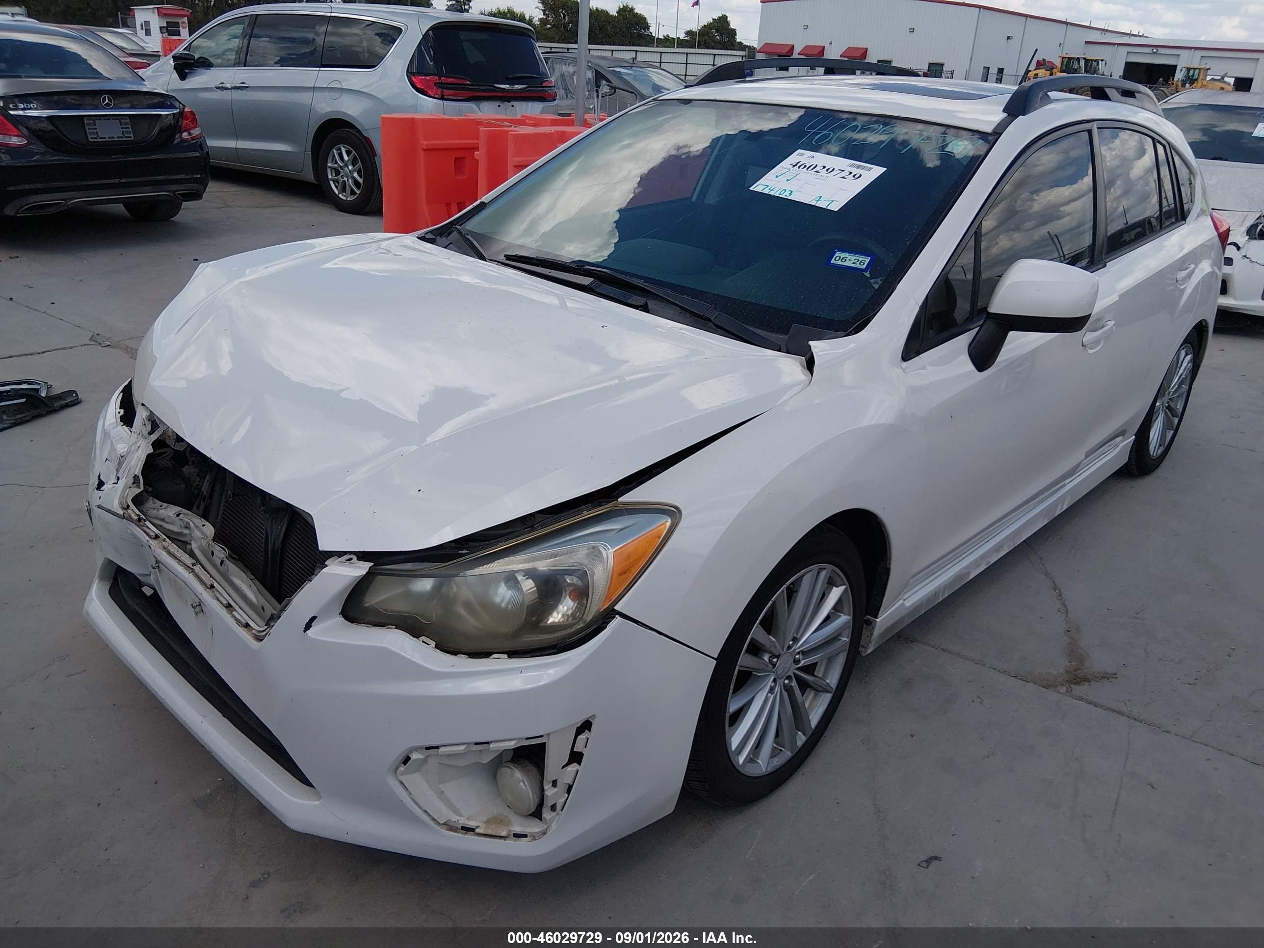 2014 Subaru Impreza 2.0i Sport Limited White vin: JF1GPAU63E8303786