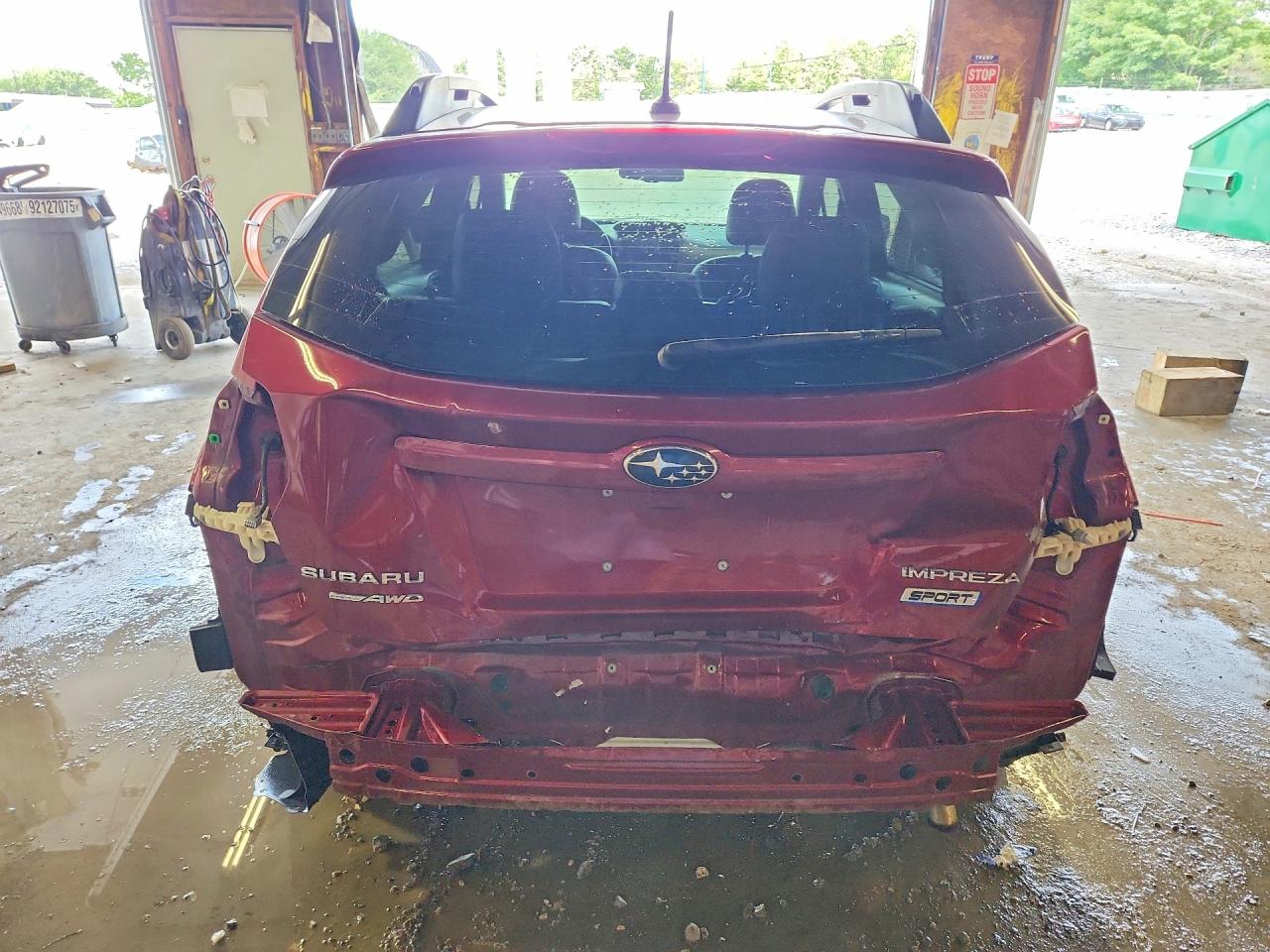 2012 Subaru Impreza Sport Limited Burgundy vin: JF1GPAU64CH212670