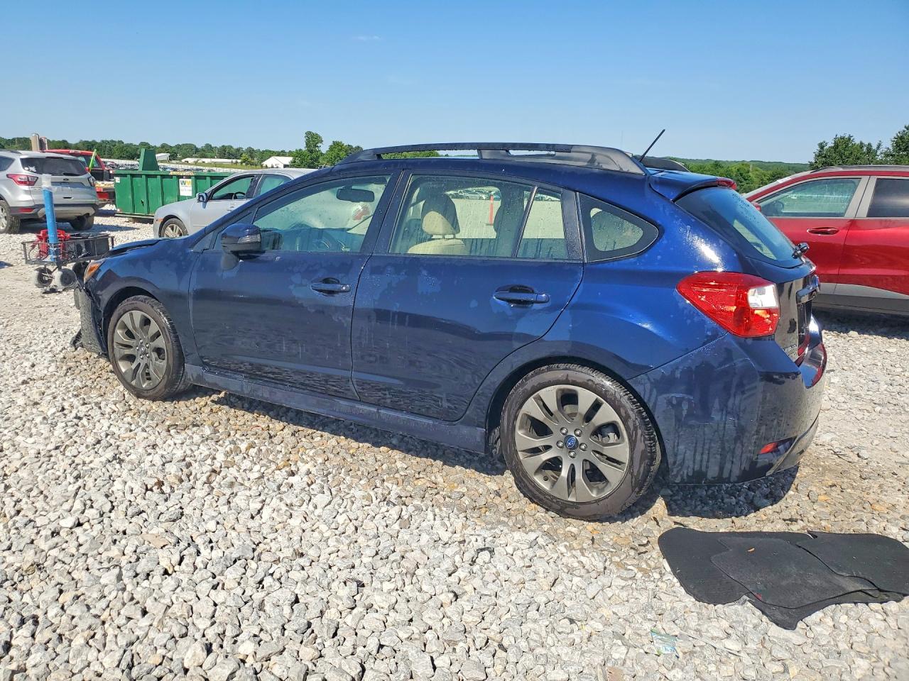 2015 Subaru Impreza Sport Blue vin: JF1GPAU64FH273943