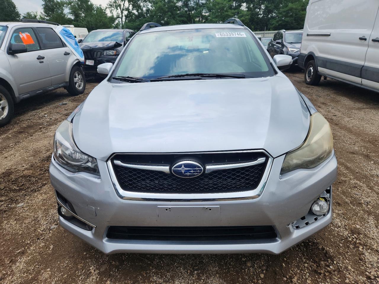 2015 Subaru Impreza Sport Silver vin: JF1GPAU65F8205151