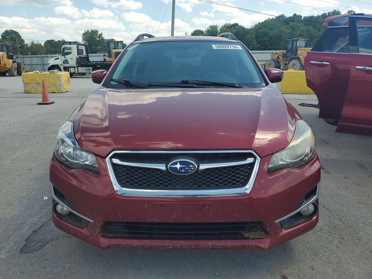 2015 Subaru Impreza Sport Темно-бордовый vin: JF1GPAU66F8290436