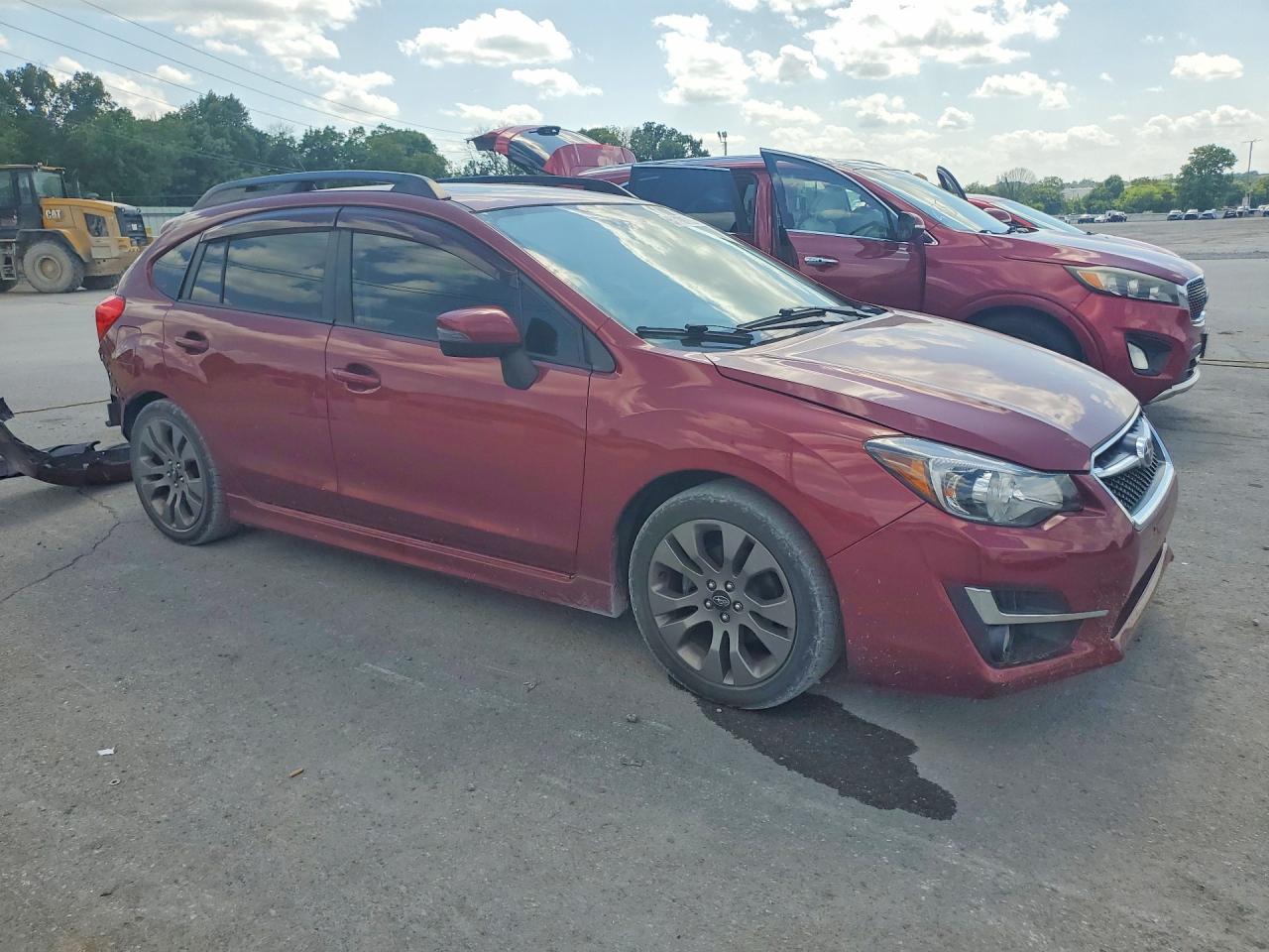 2015 Subaru Impreza Sport Темно-бордовый vin: JF1GPAU66F8290436