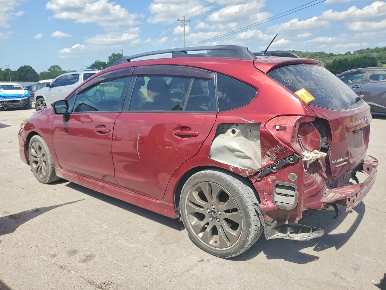 2015 Subaru Impreza Sport Темно-бордовый vin: JF1GPAU66F8290436