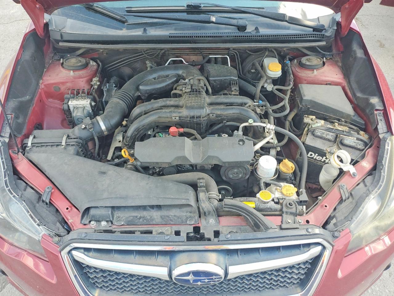 2015 Subaru Impreza Sport Темно-бордовый vin: JF1GPAU66F8290436
