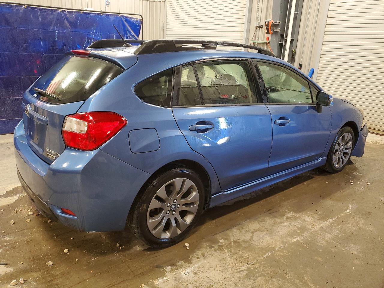 2015 Subaru Impreza Sport Синий vin: JF1GPAU66FH299167
