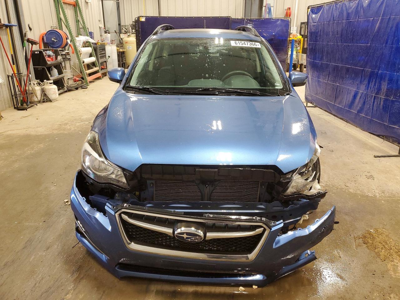 2015 Subaru Impreza Sport Синий vin: JF1GPAU66FH299167
