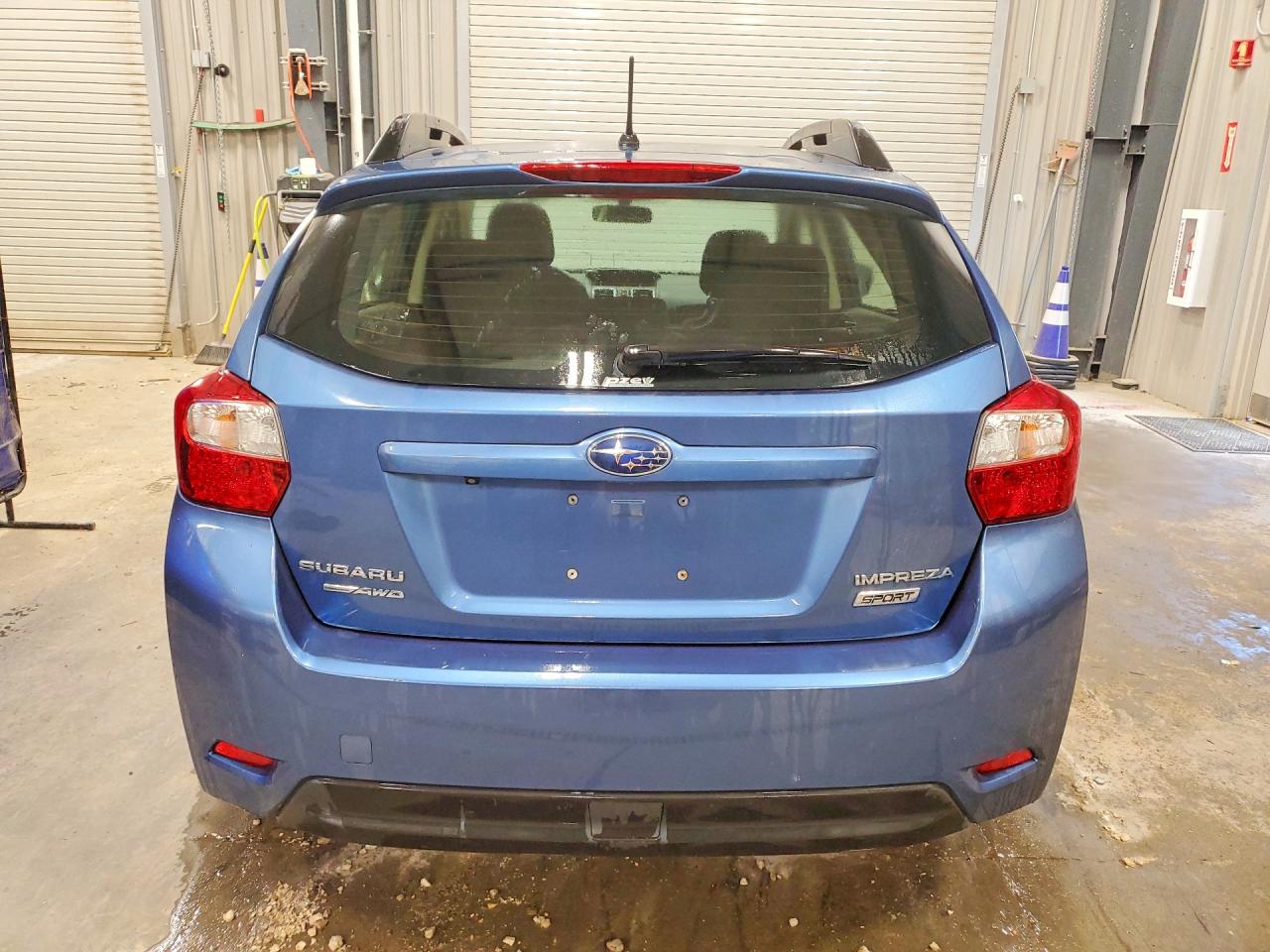 2015 Subaru Impreza Sport Синий vin: JF1GPAU66FH299167