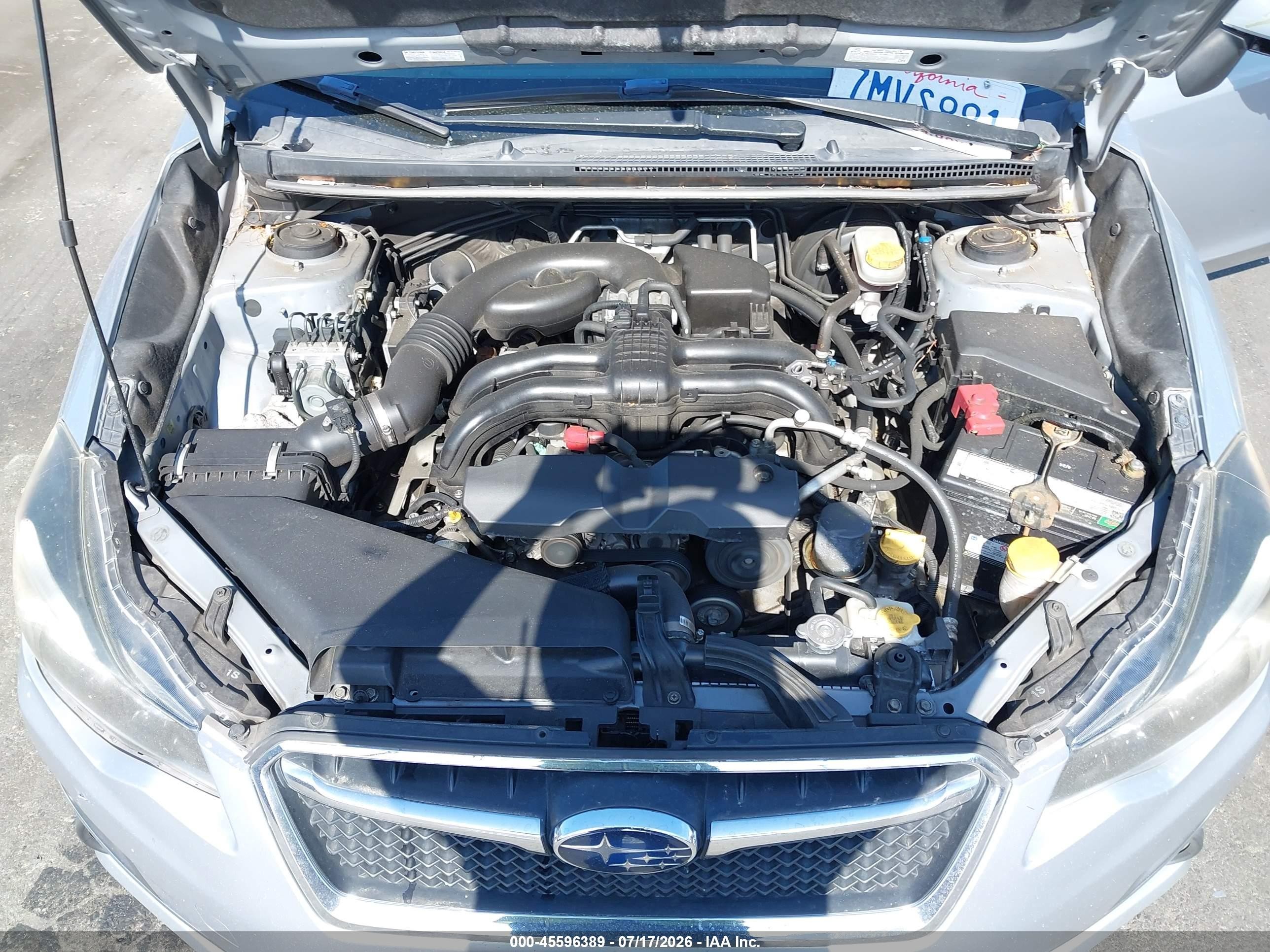 2015 Subaru Impreza 2.0i Sport Premium Серебряный vin: JF1GPAU66FH302889