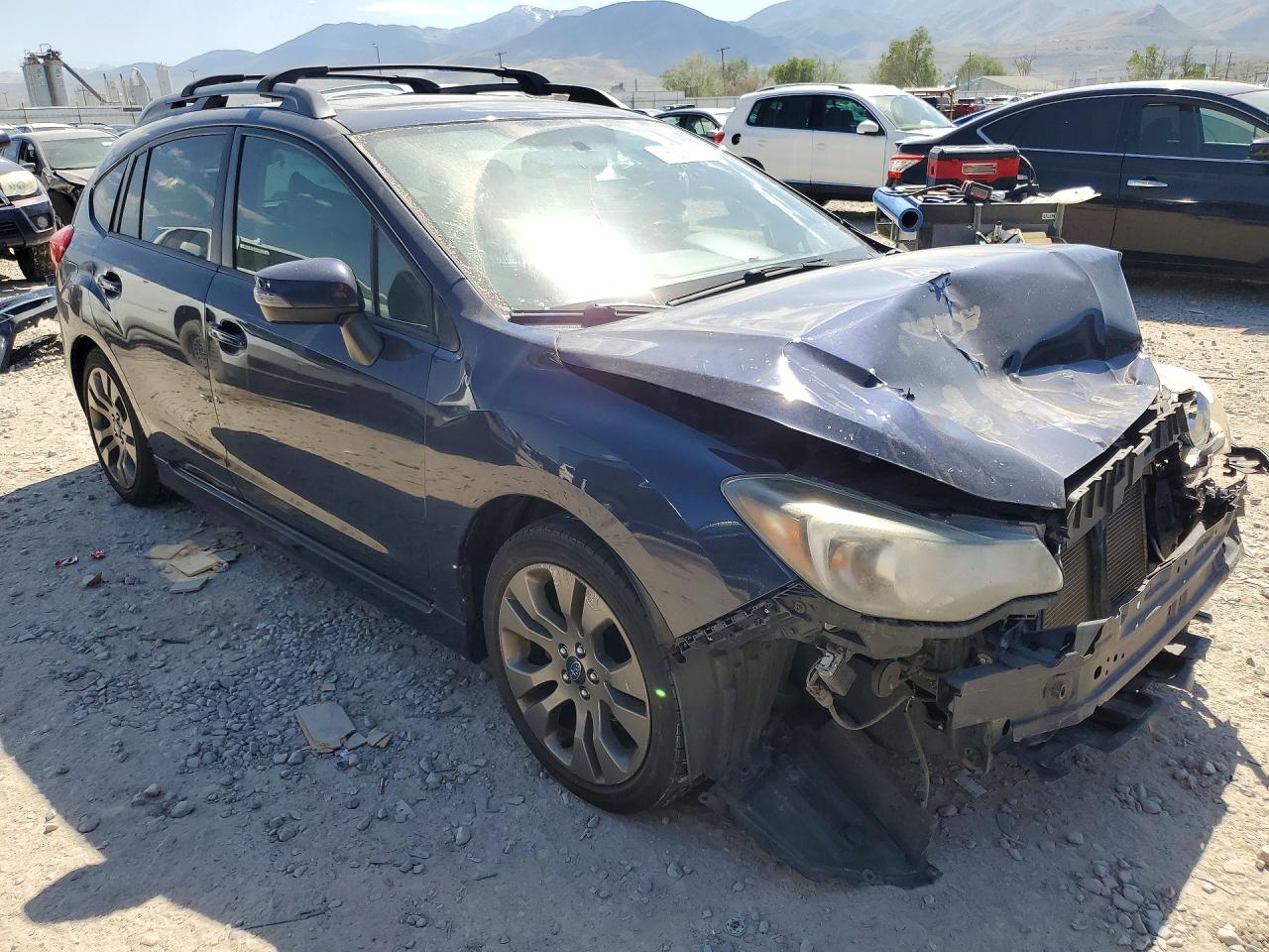 2016 Subaru Impreza Sport Limited Blue vin: JF1GPAU67GH350127