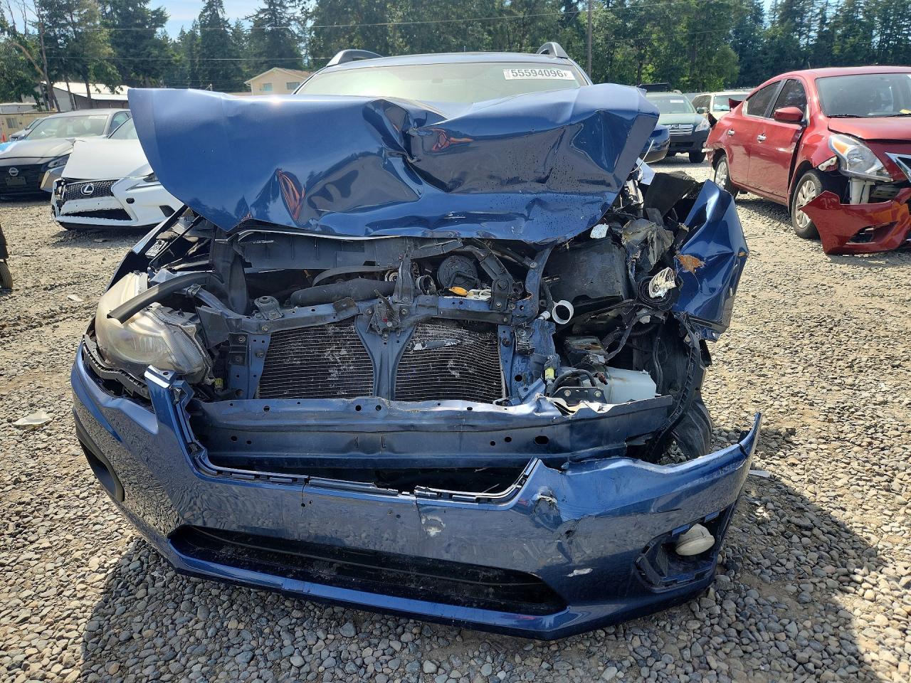 2012 Subaru Impreza Sport Limited Blue vin: JF1GPAU68CH245252