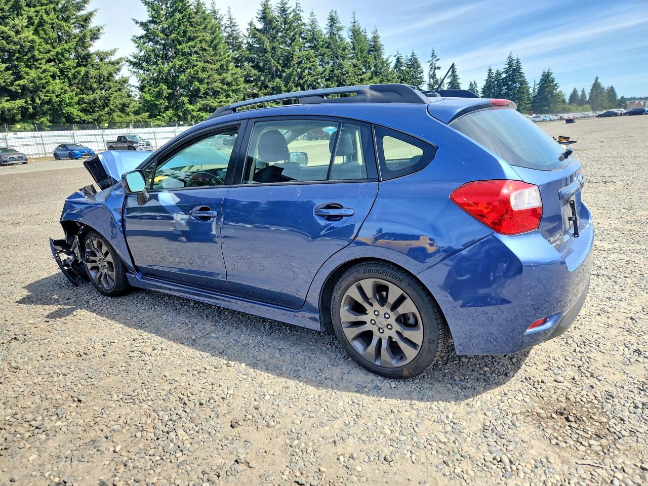 2012 Subaru Impreza Sport Limited Blue vin: JF1GPAU68CH245252