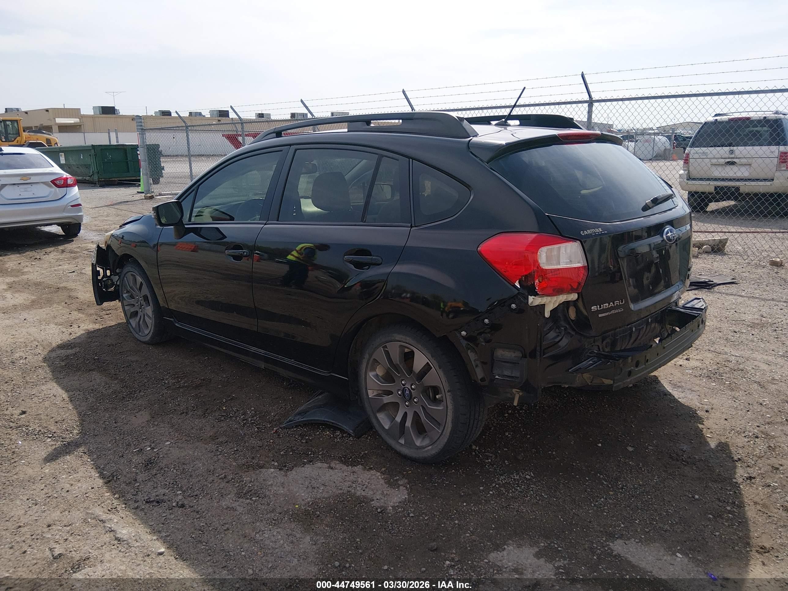 2015 Subaru Impreza 2.0i Sport Premium Black vin: JF1GPAU68F8247118