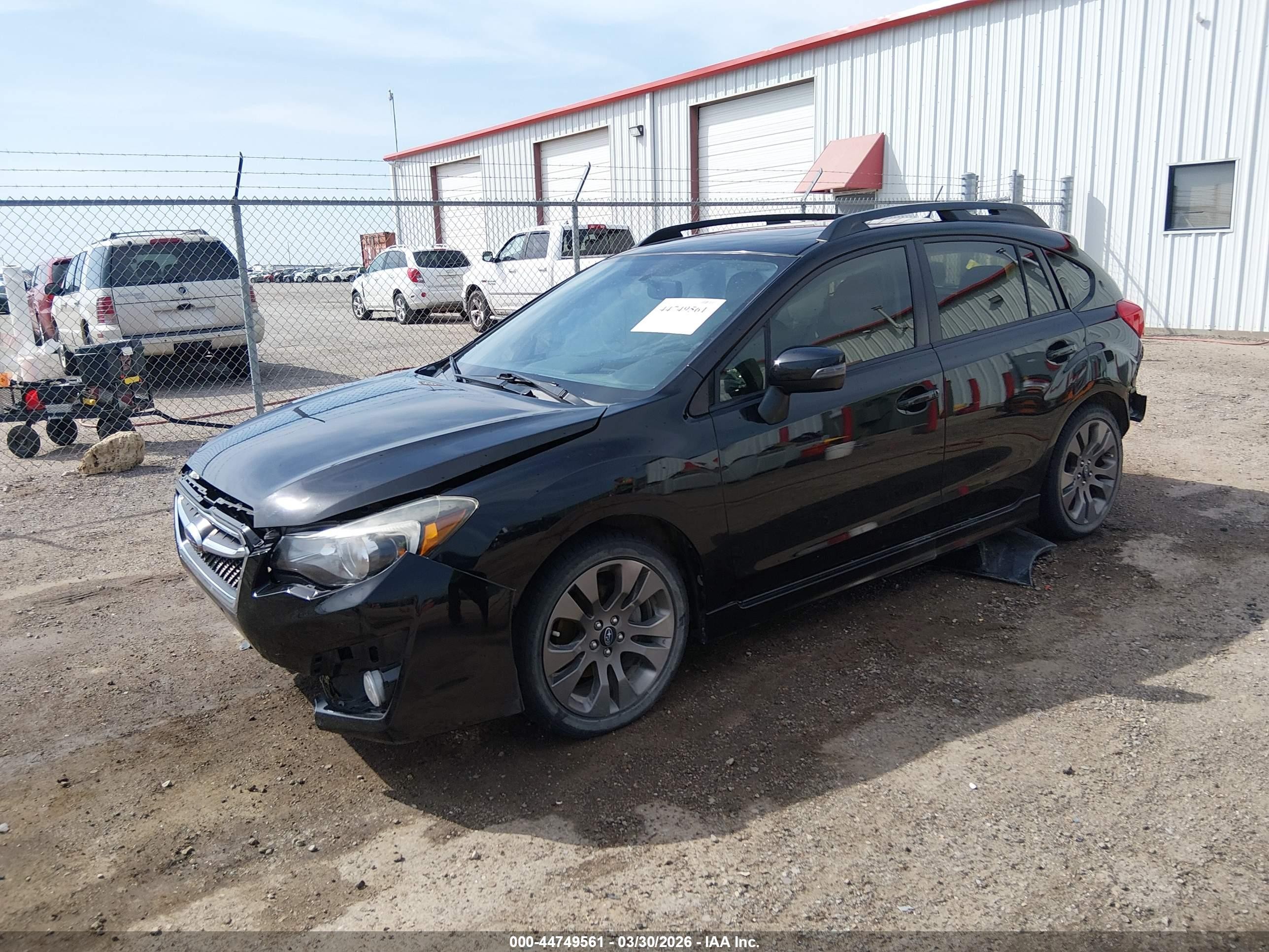2015 Subaru Impreza 2.0i Sport Premium Black vin: JF1GPAU68F8247118