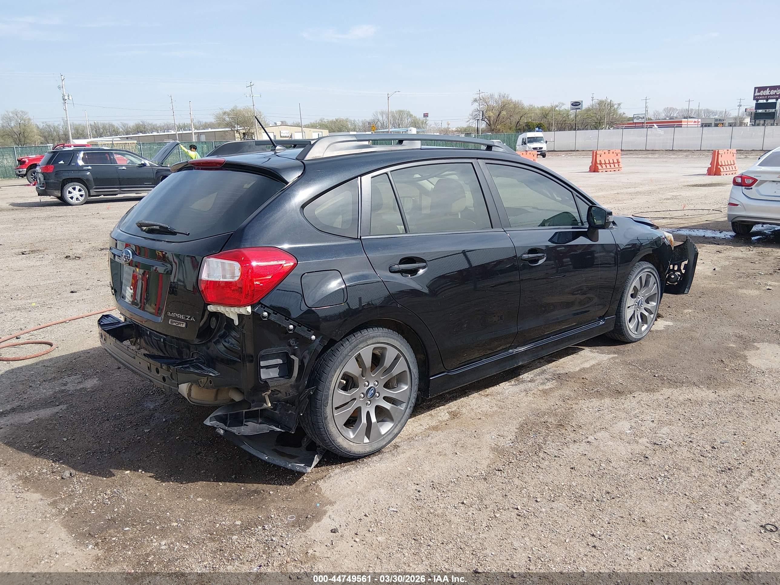 2015 Subaru Impreza 2.0i Sport Premium Black vin: JF1GPAU68F8247118